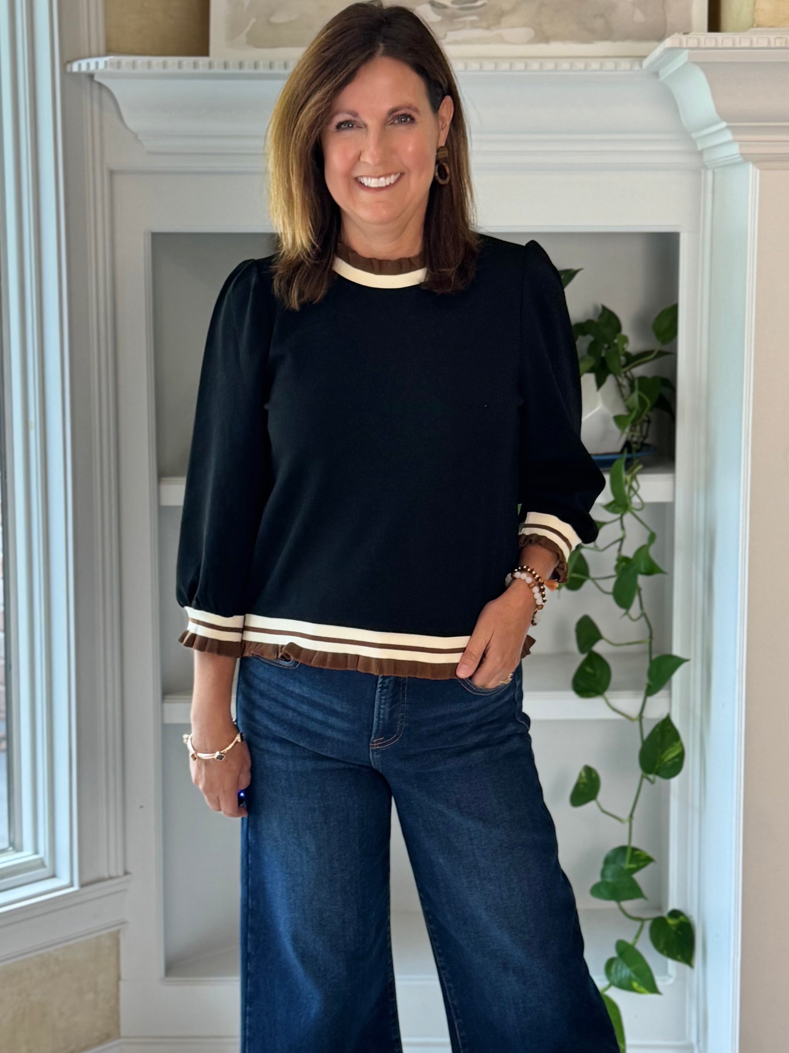 Preppy with a Twist Top