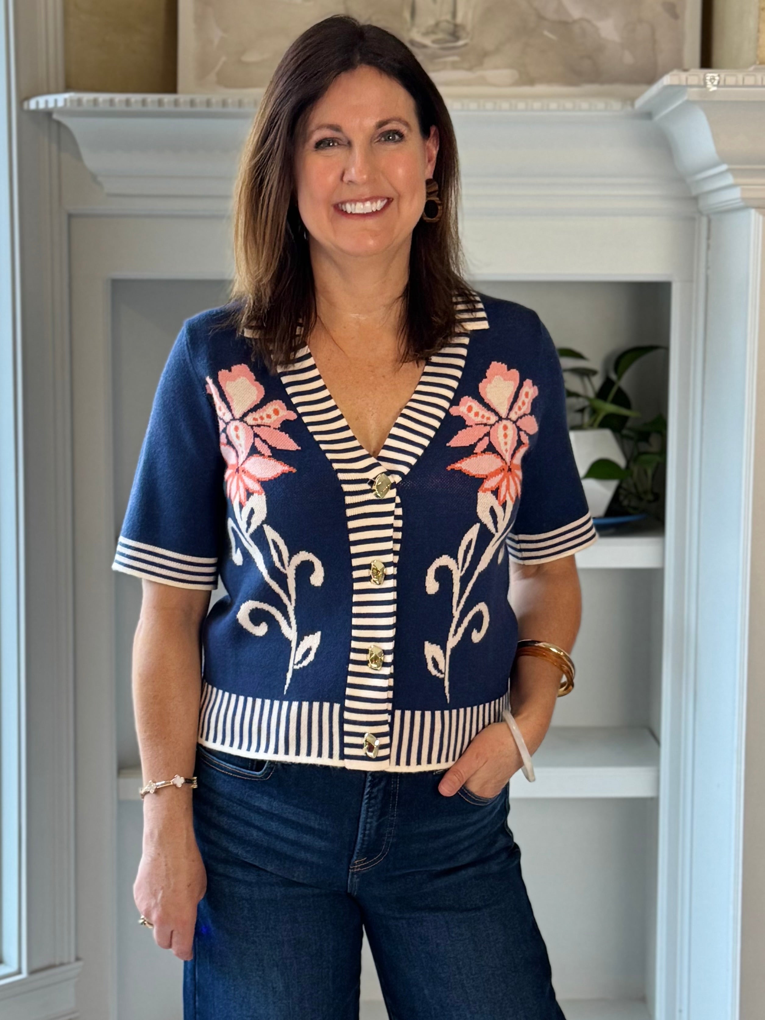 THML Pattern Play Knit Top