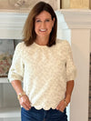 Pretty From Every Angle Textured Top