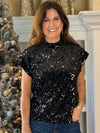 THML Sequin Luxe Top