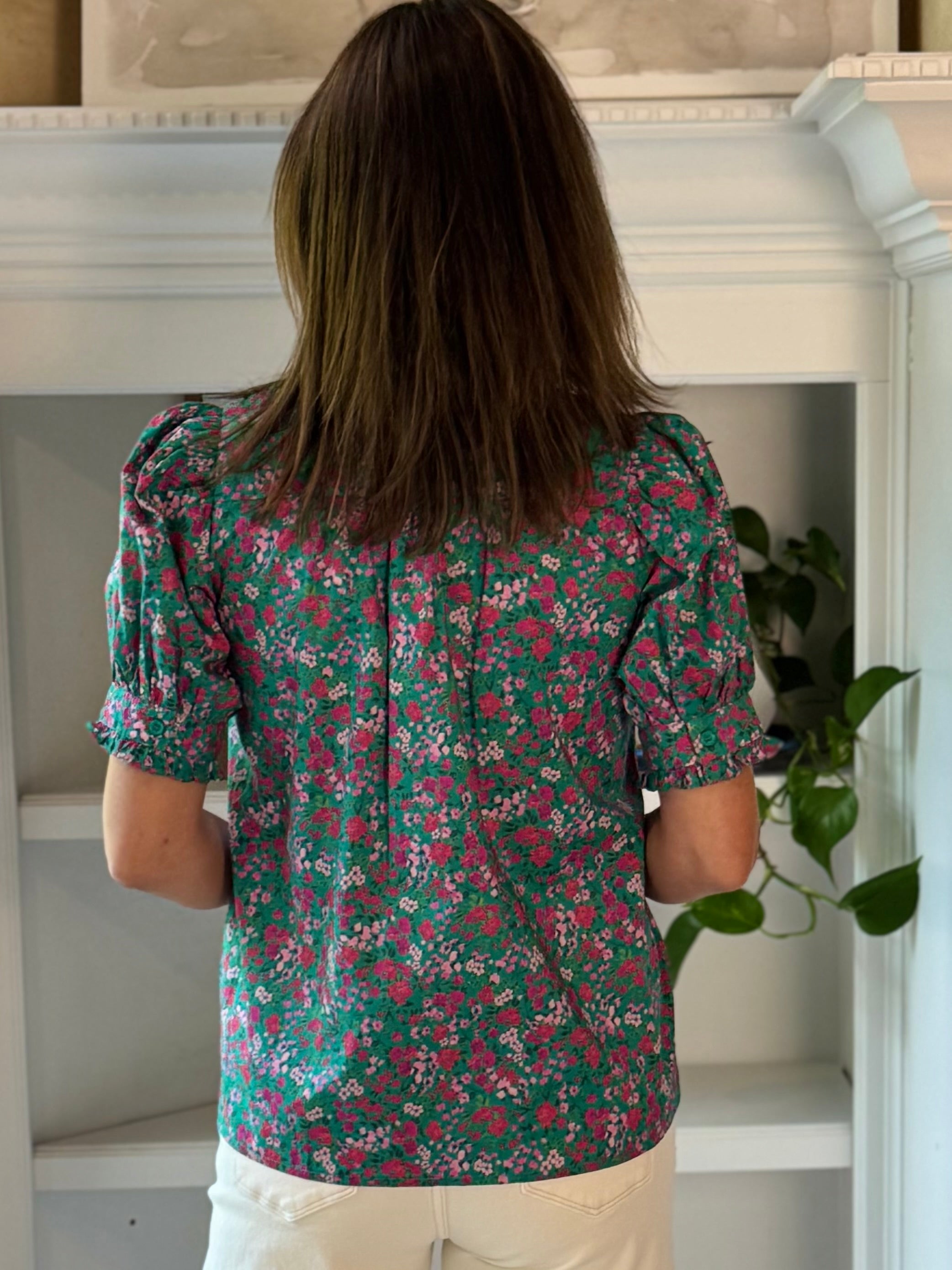 Garden Party Floral Top