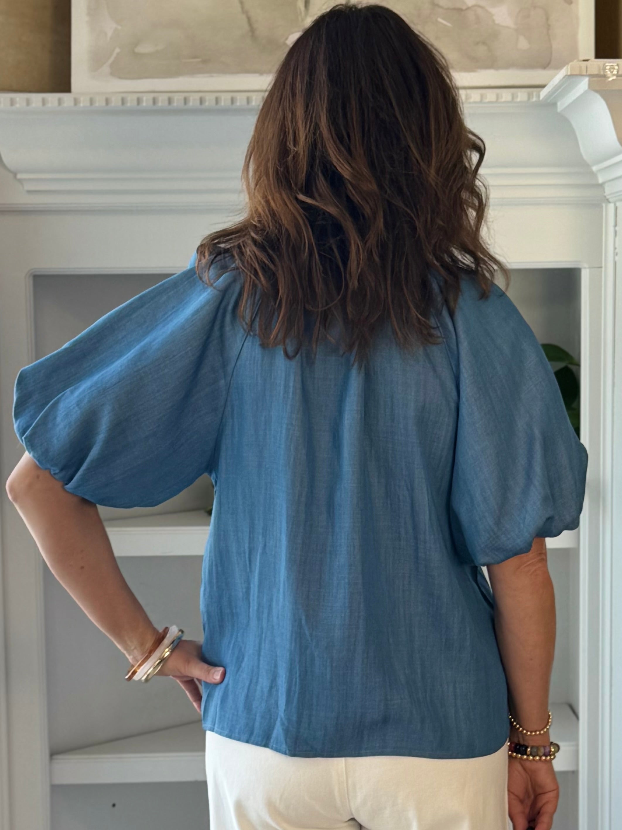 THML Icon Tie-Detail Blouse