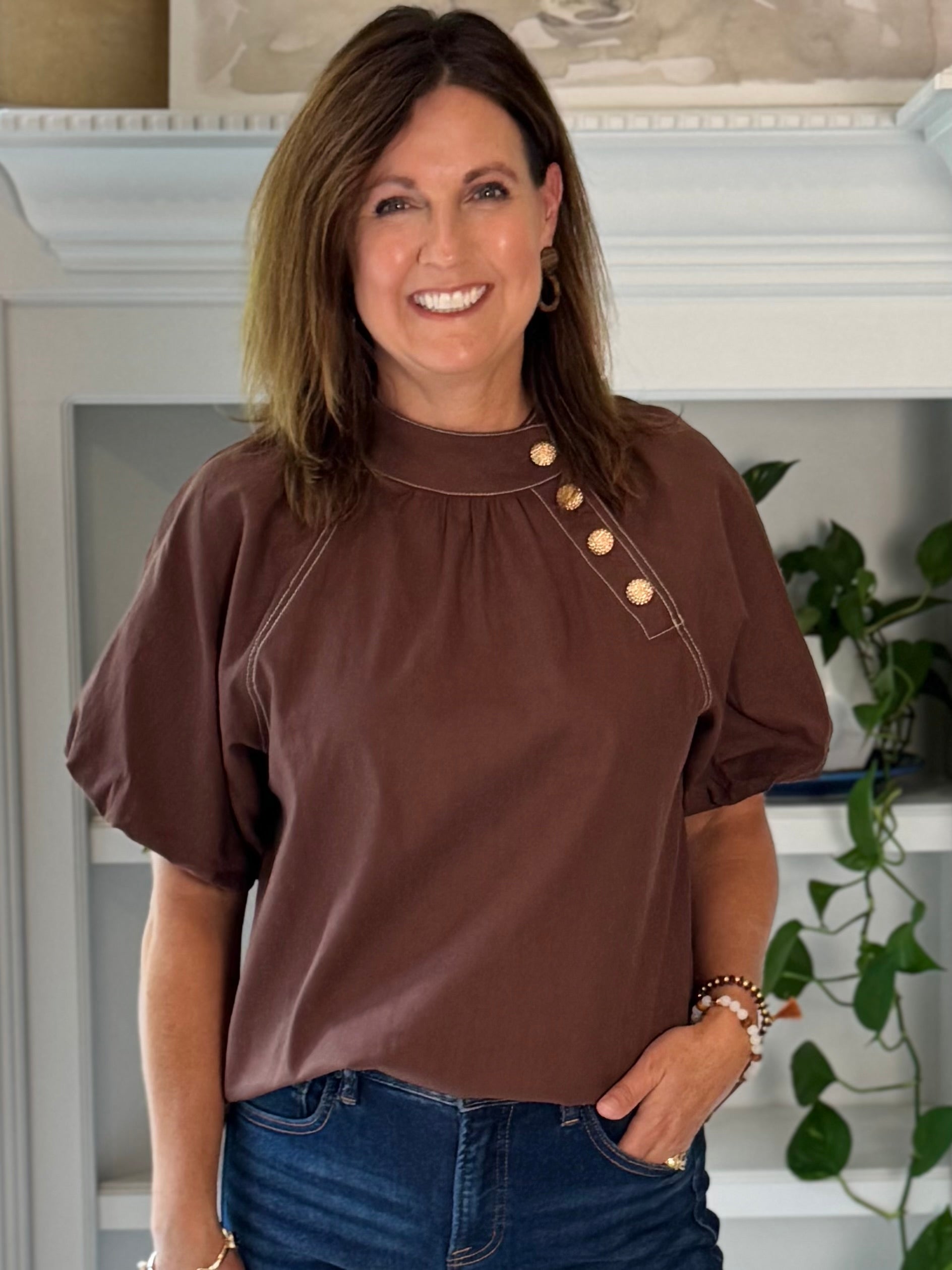 THML Signature Top - Brown
