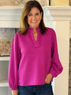 Meet Me in Magenta Textured Top
