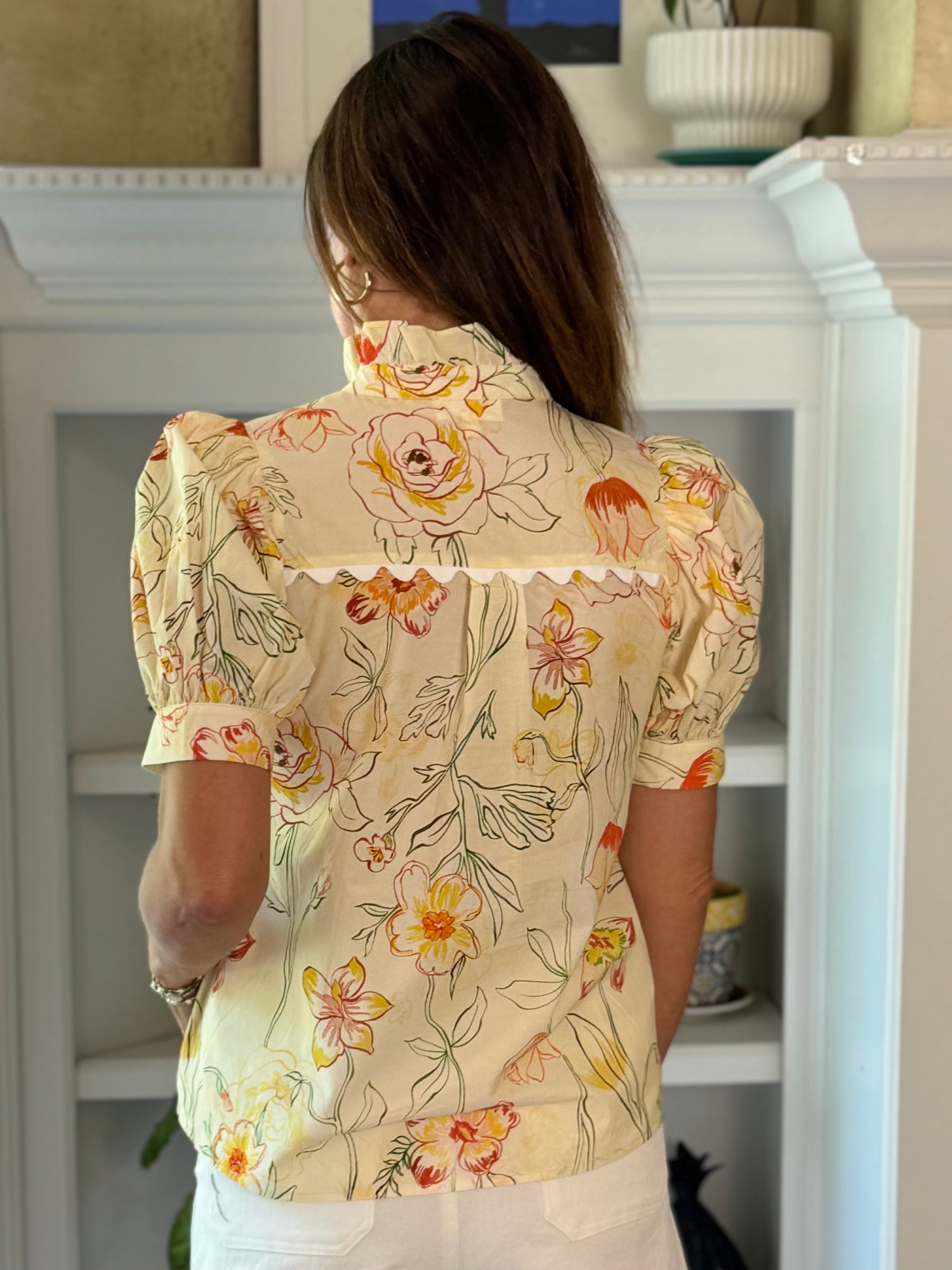 Floral Glow Top