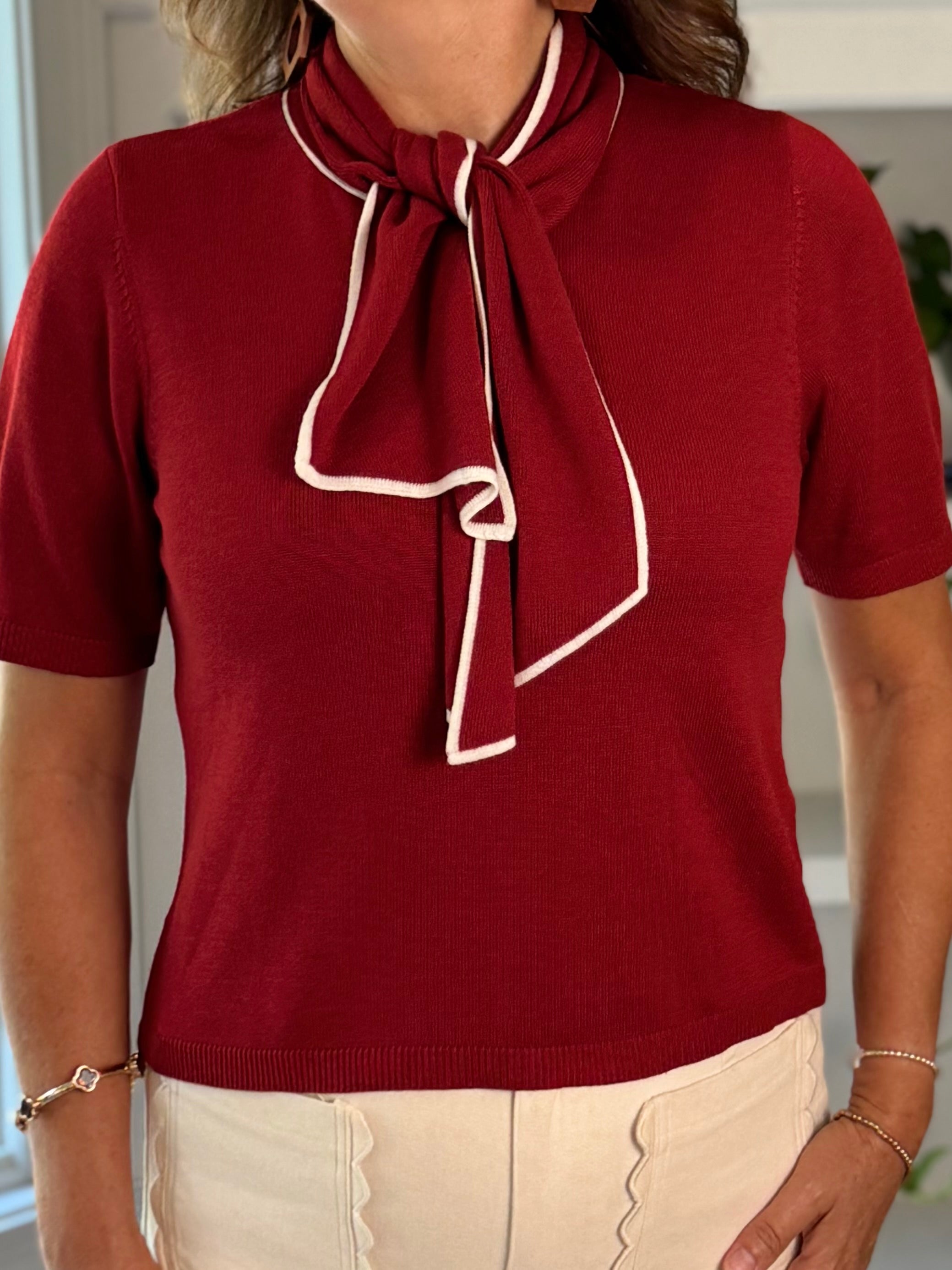 Signature Tie Knit Top