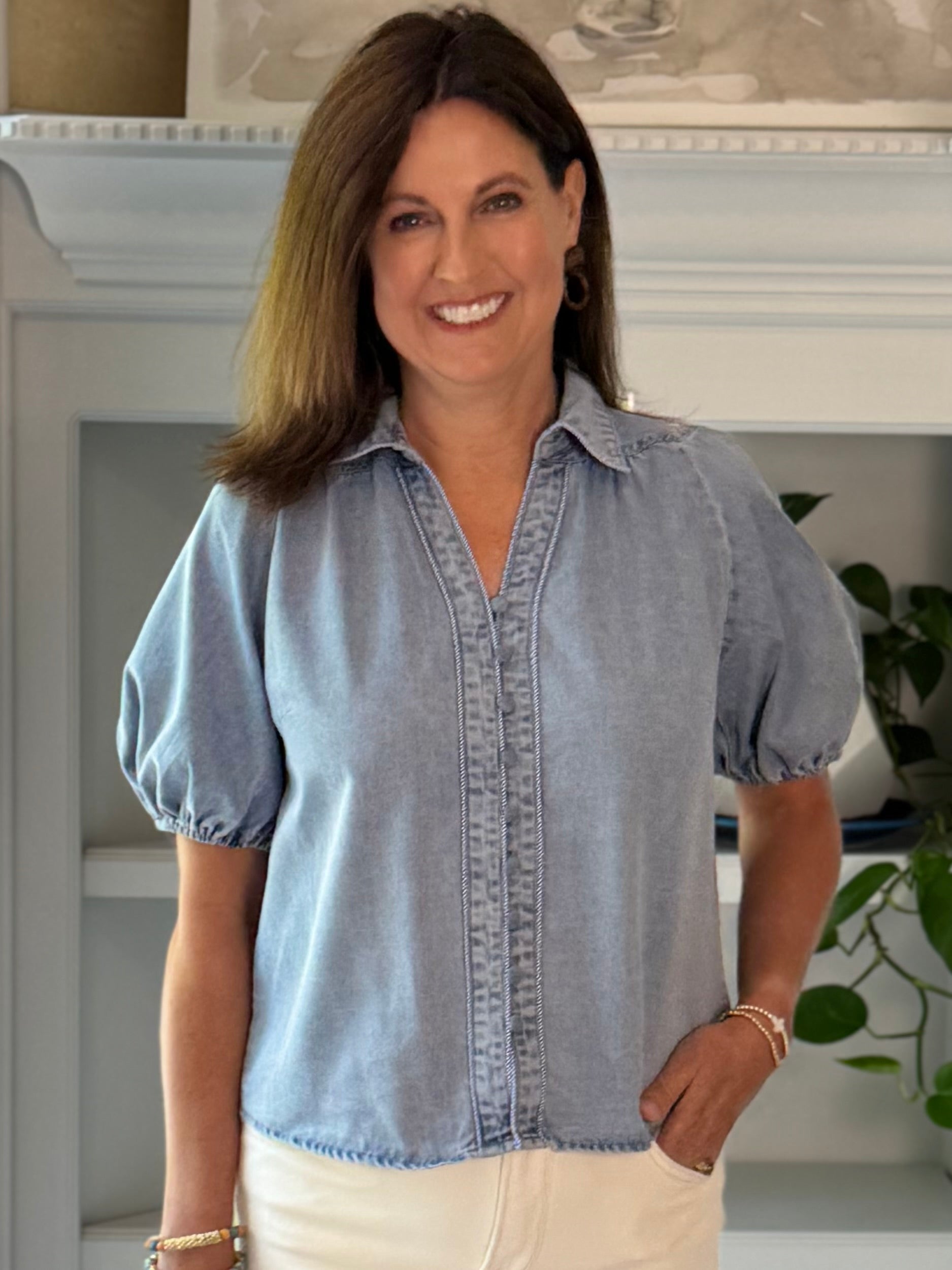 Darling Denim Top