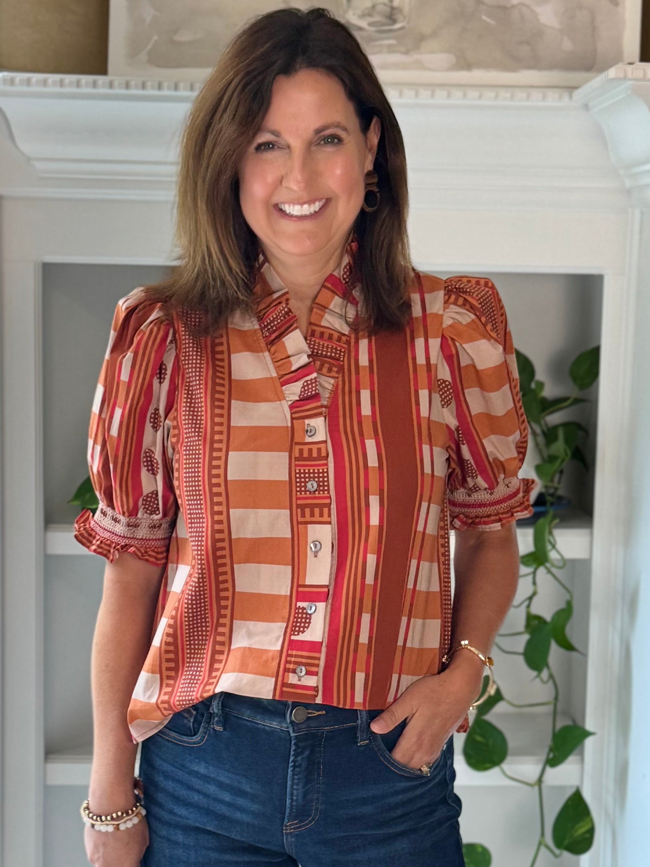 Mix It Up Print Top