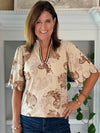 Vintage Story Print Top