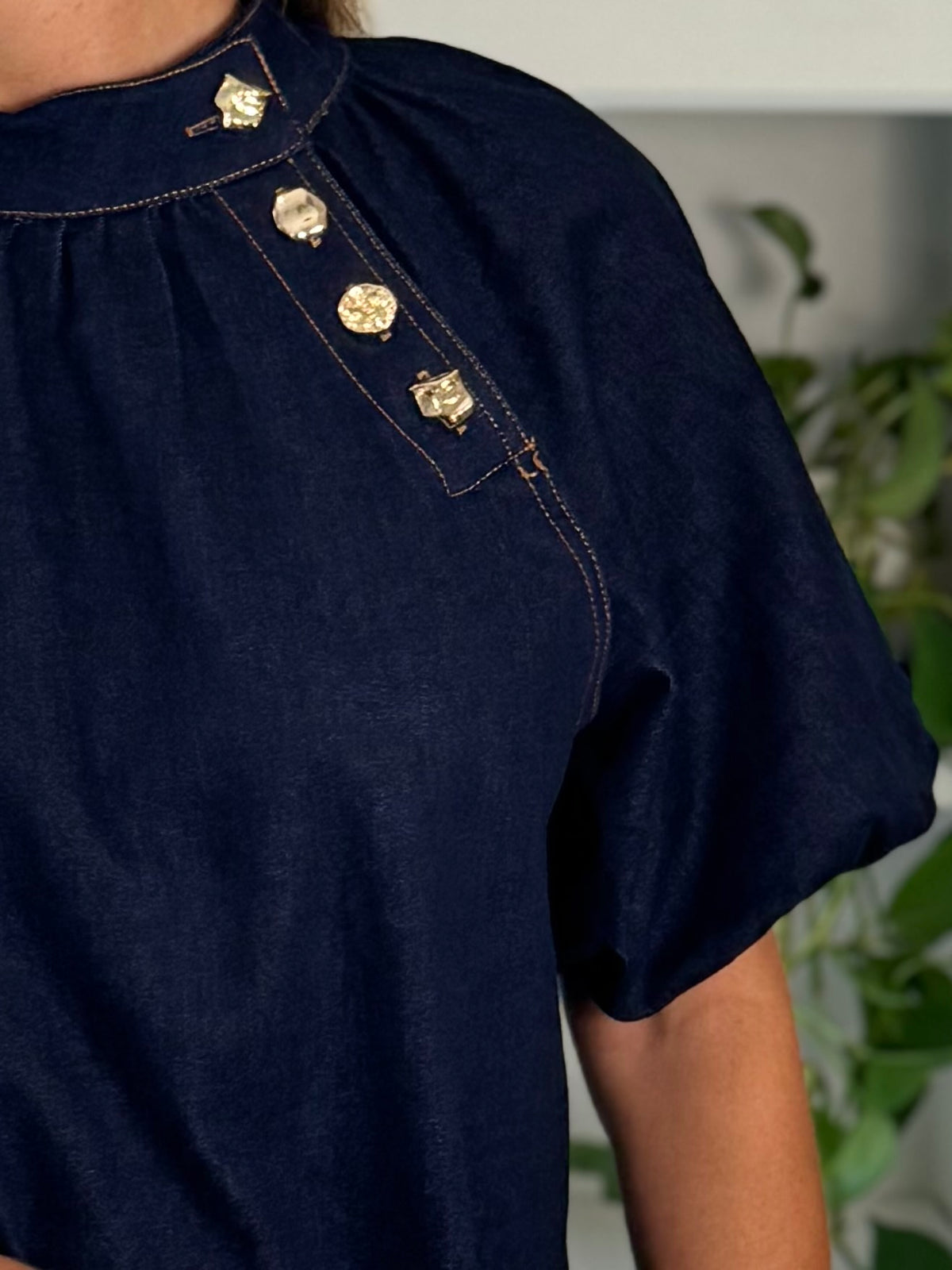 THML Signature Top - Luxe Denim