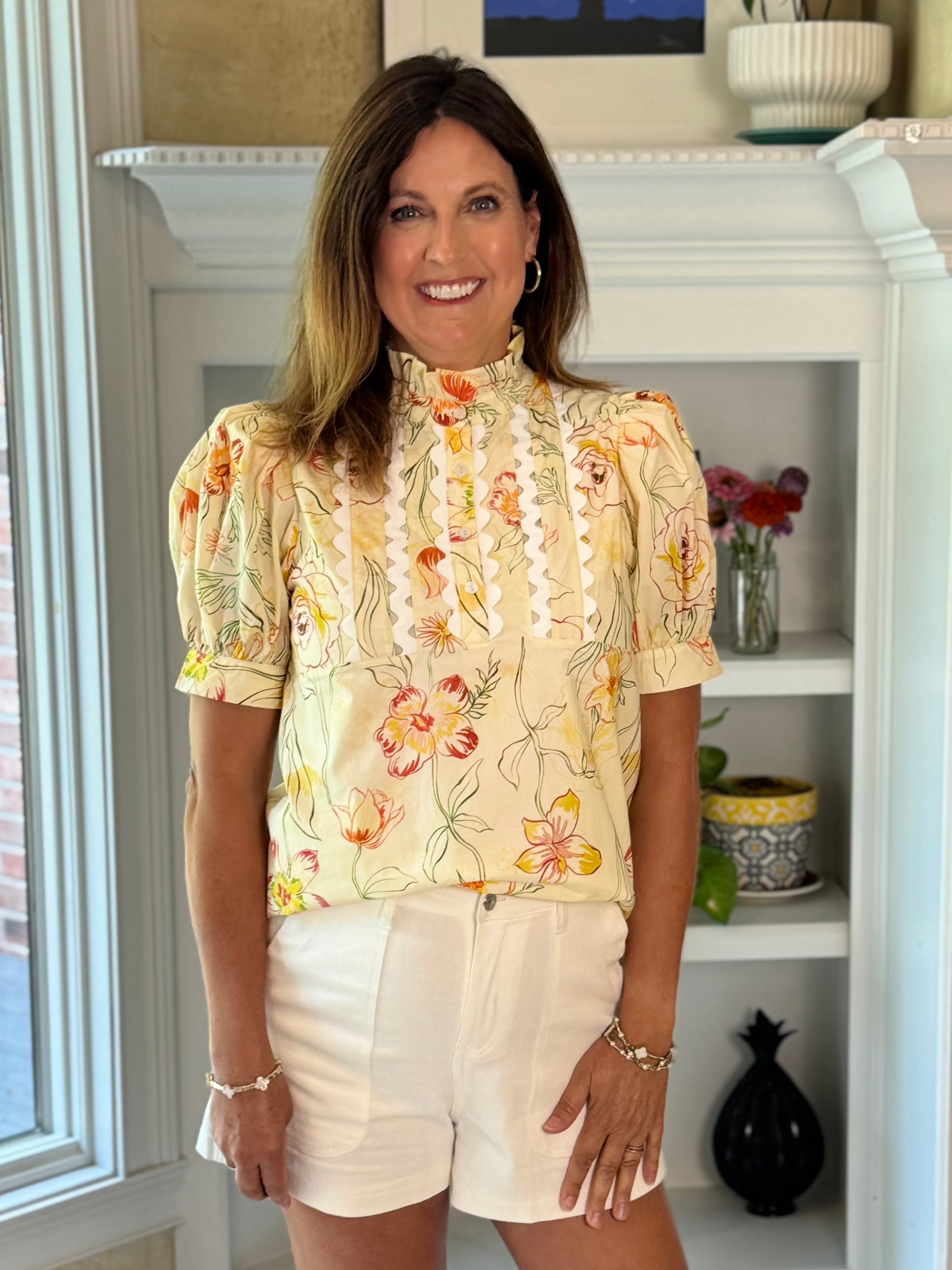 Floral Glow Top