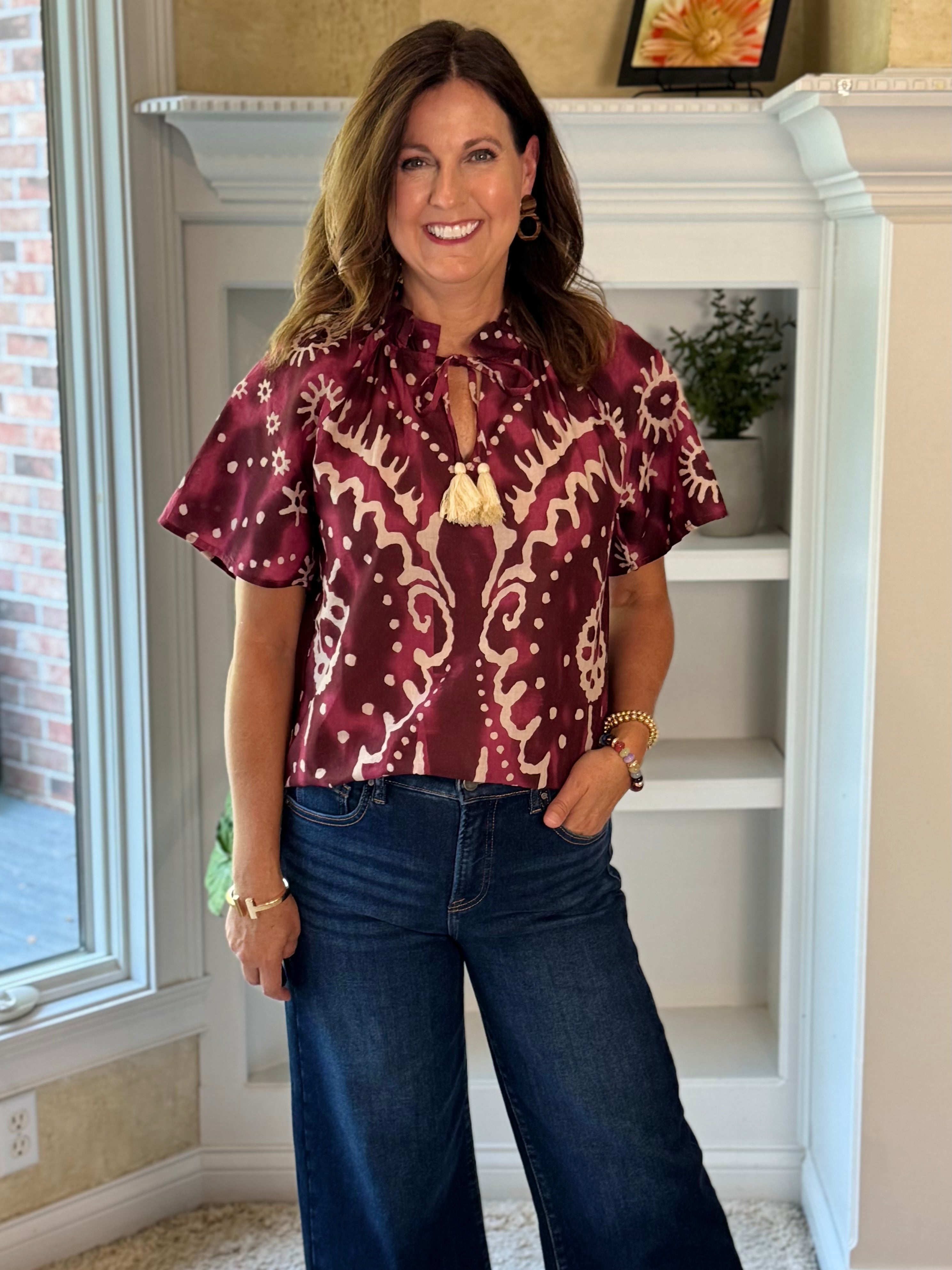 THML Radiant Tassel Top
