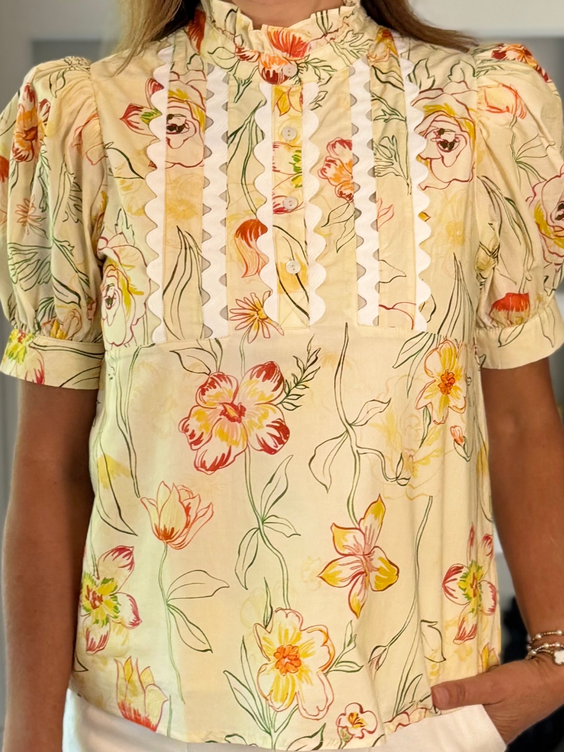 Floral Glow Top
