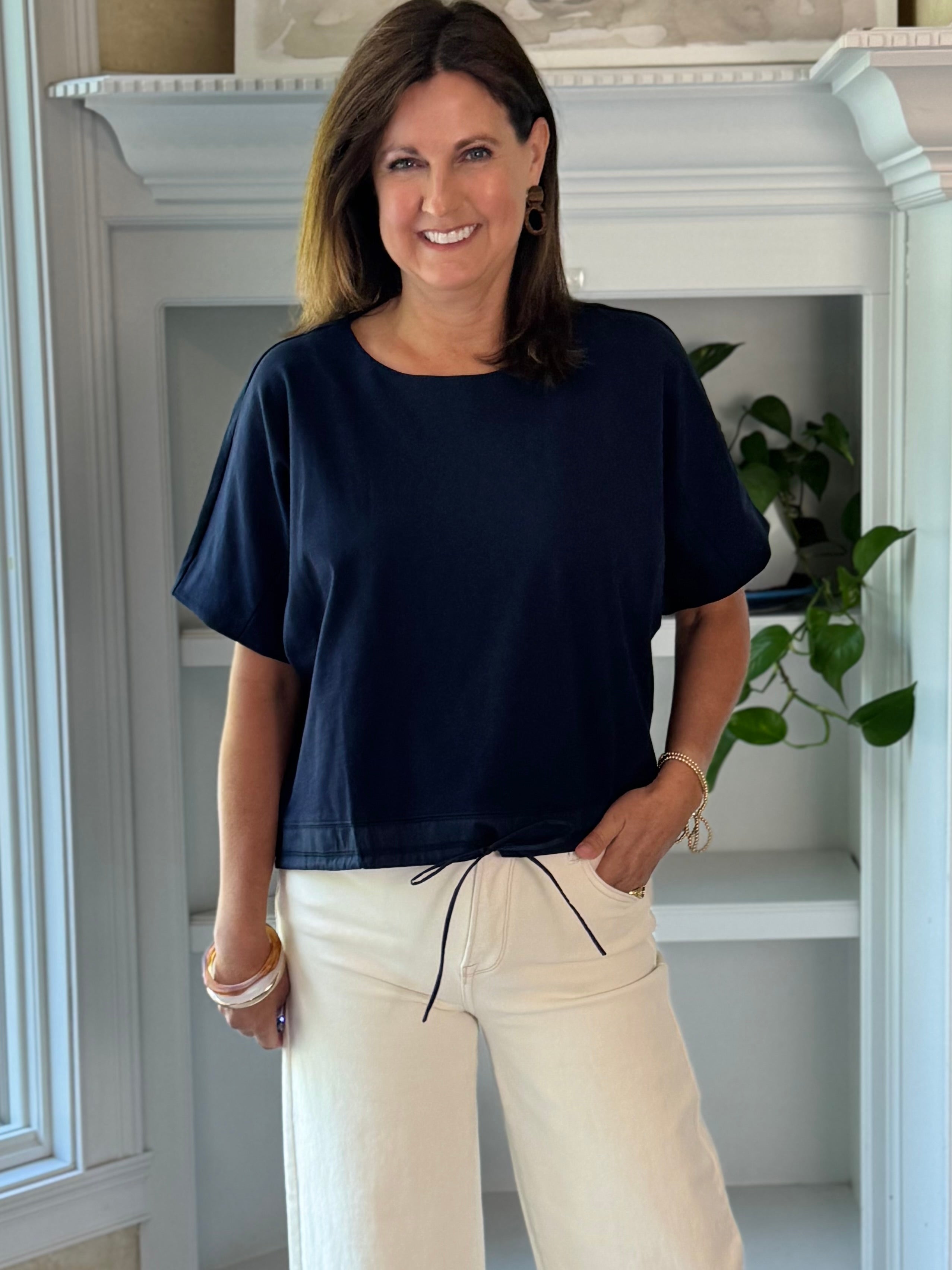 Modern Ease Top - Navy