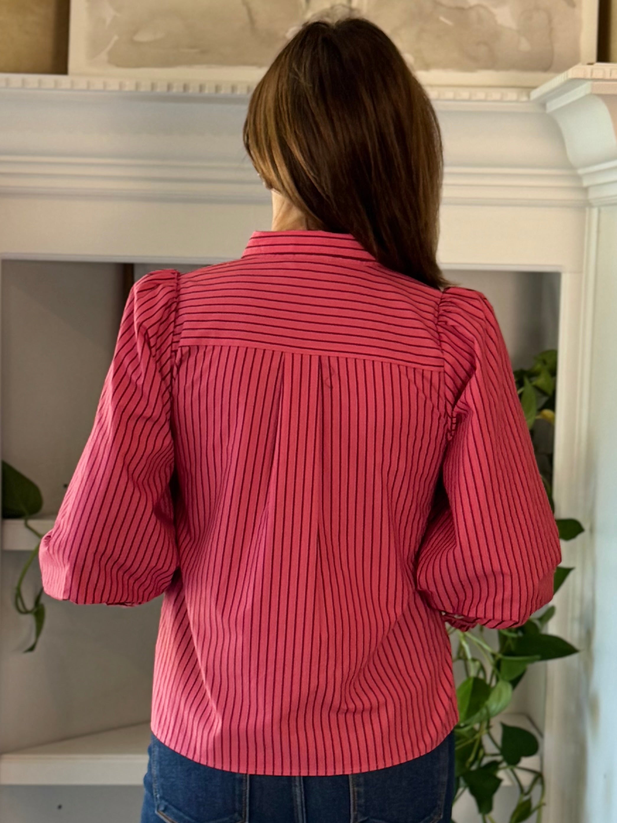 Lovely Stripes Tie Top