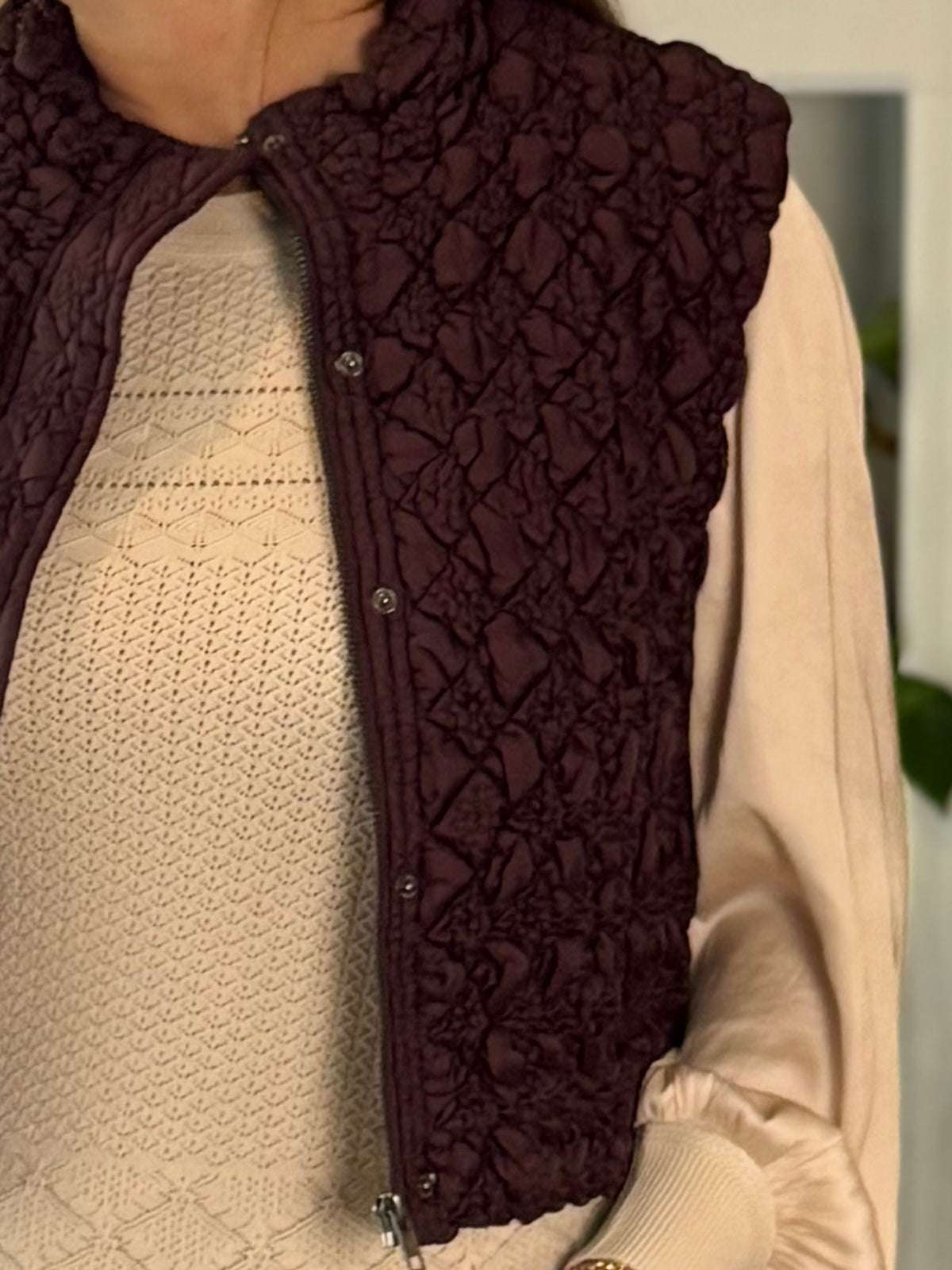 Current Air Luxe Layer Quilted Puffer Vest