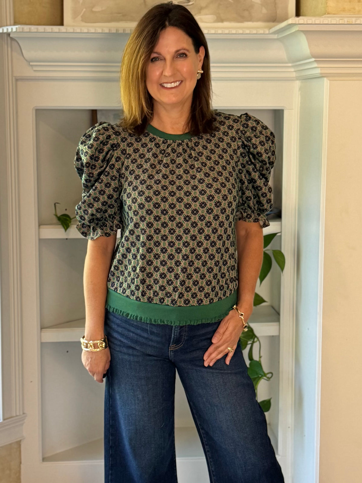 Small Wonders Print Knit Top