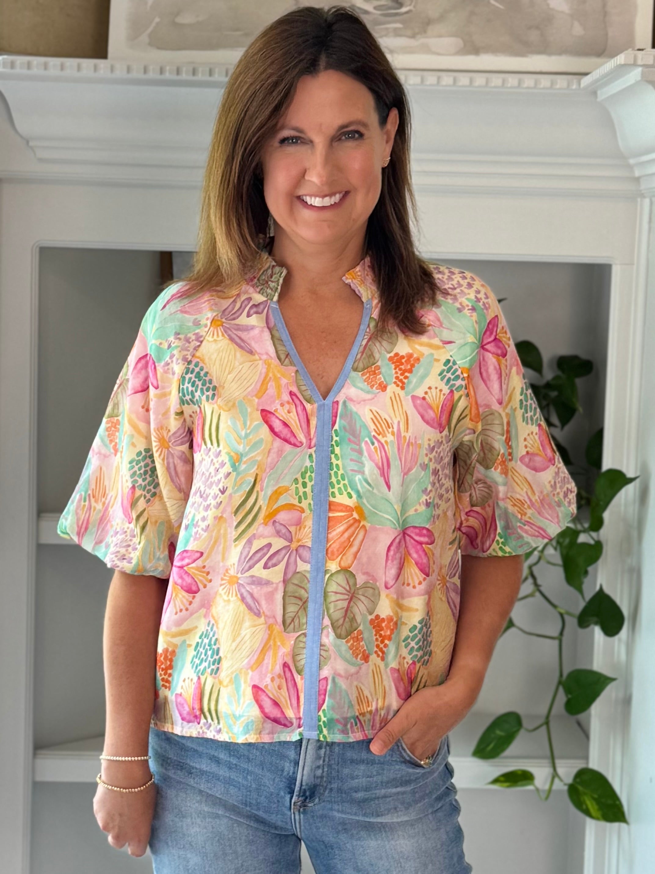 THML Palm Paradise Top