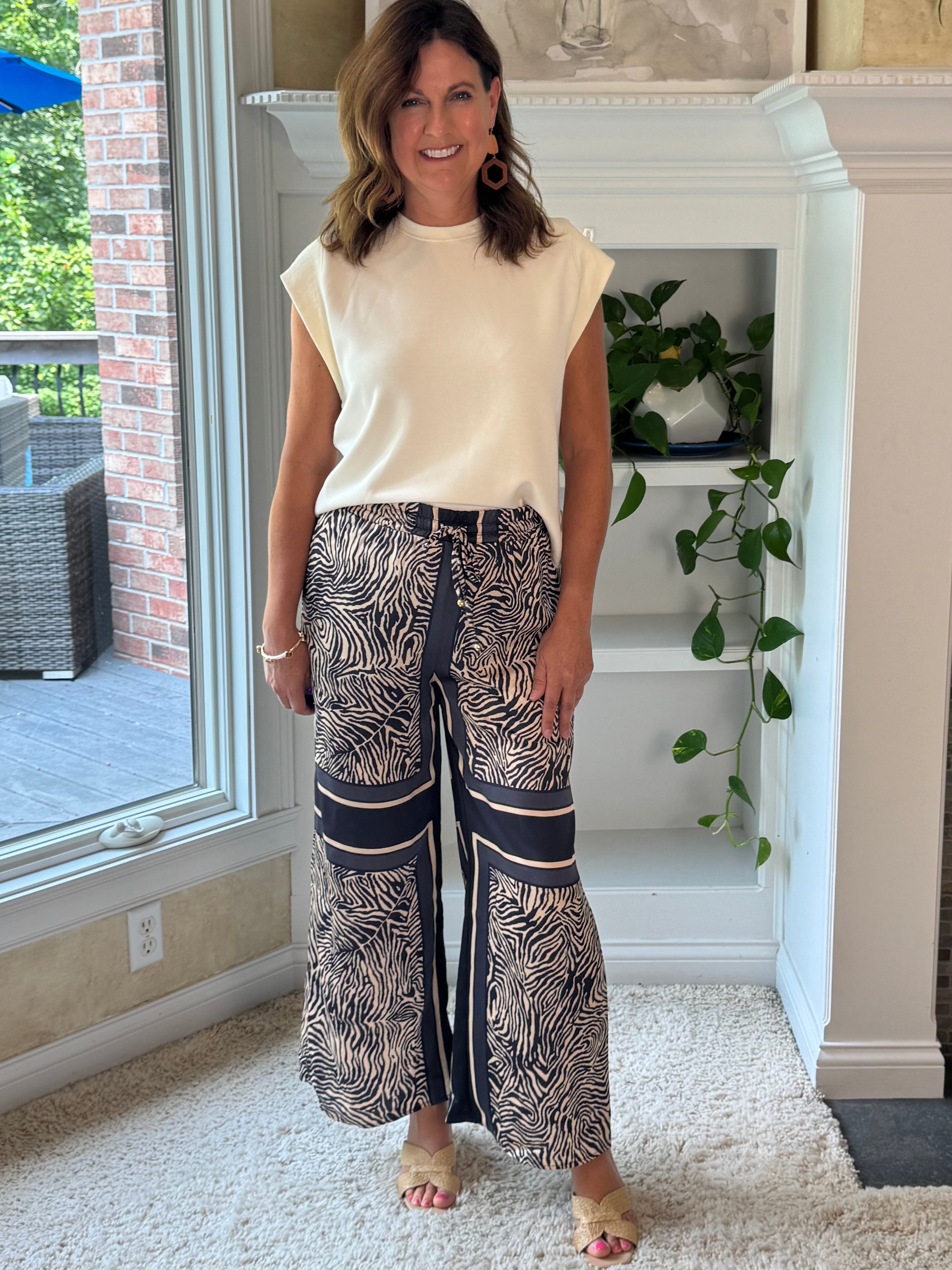 Essential Cap Sleeve Top - Ecru