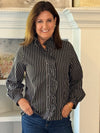 Between the Lines Striped Blouse