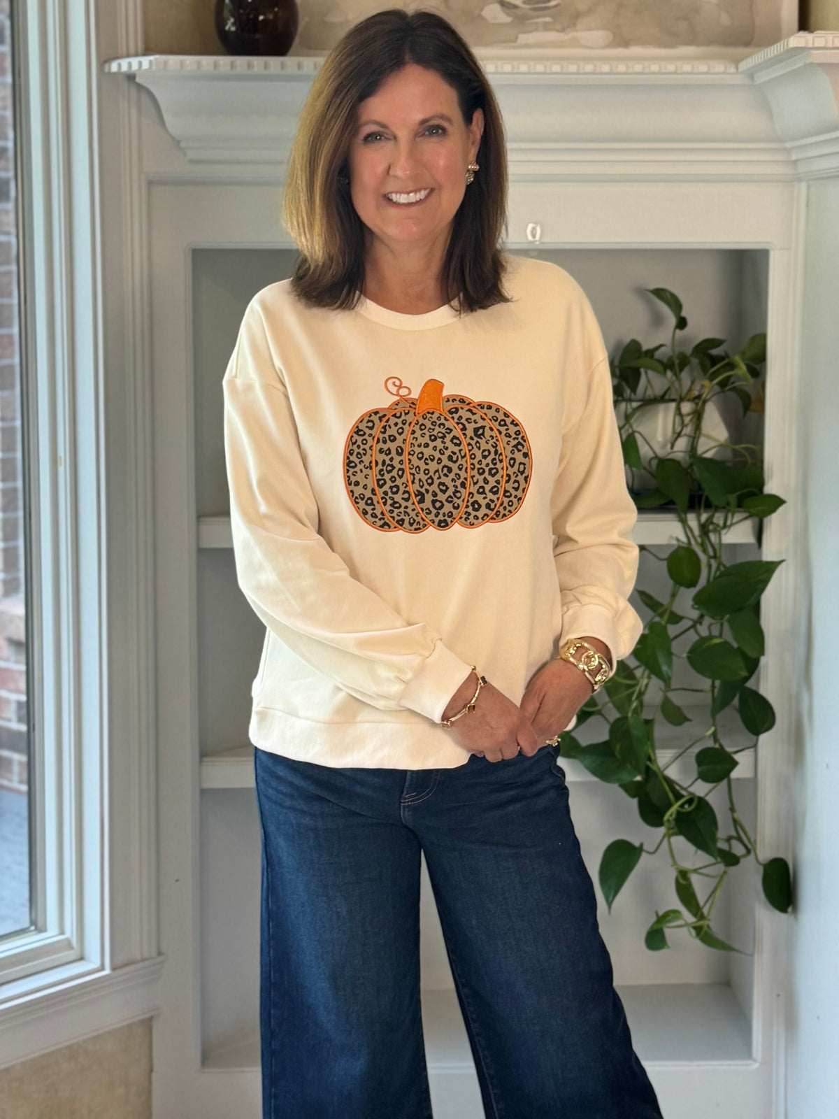 Patch Perfect Embroidered Sweatshirt