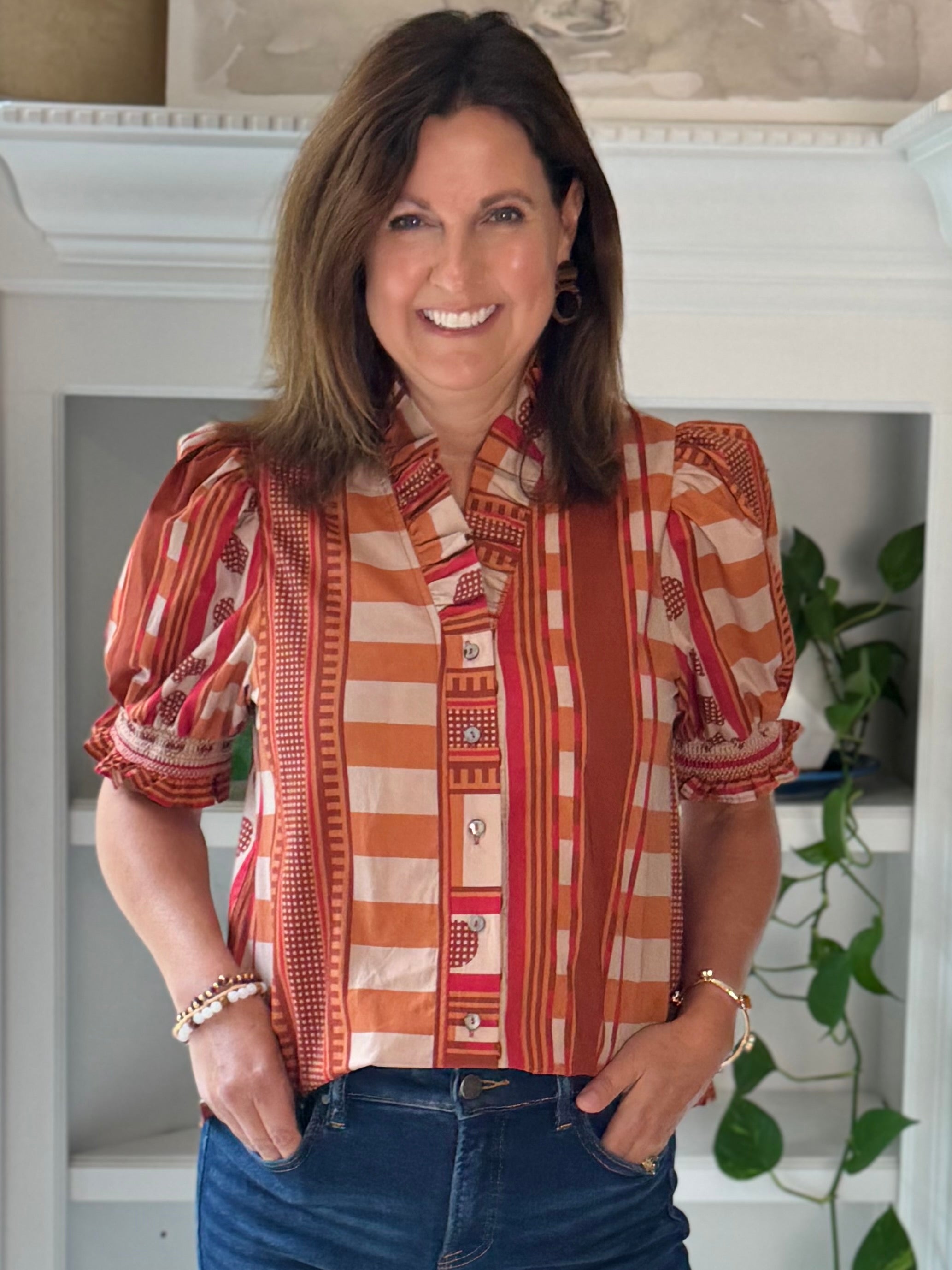 Mix It Up Print Top
