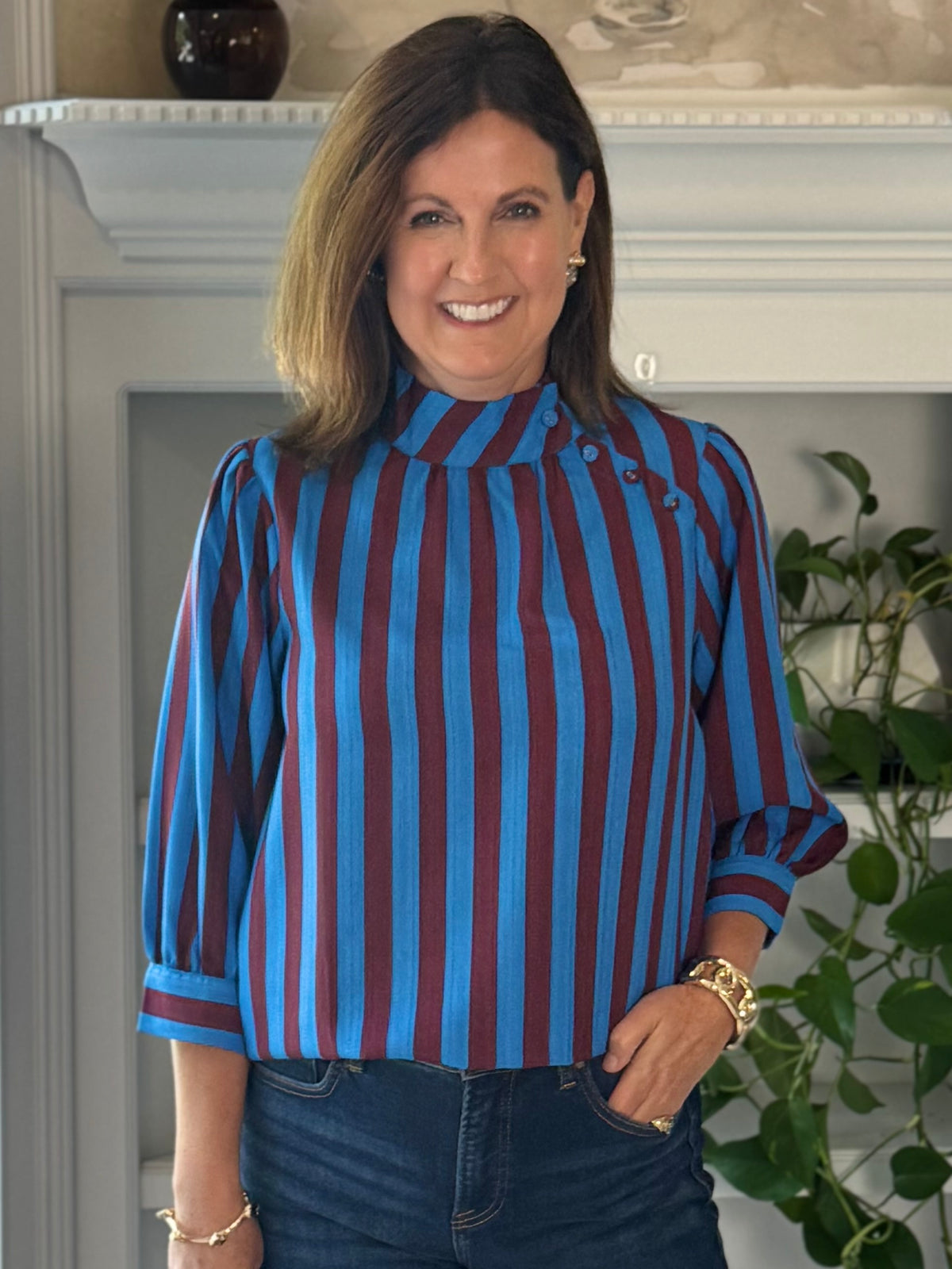 Stripe This Way Blouse