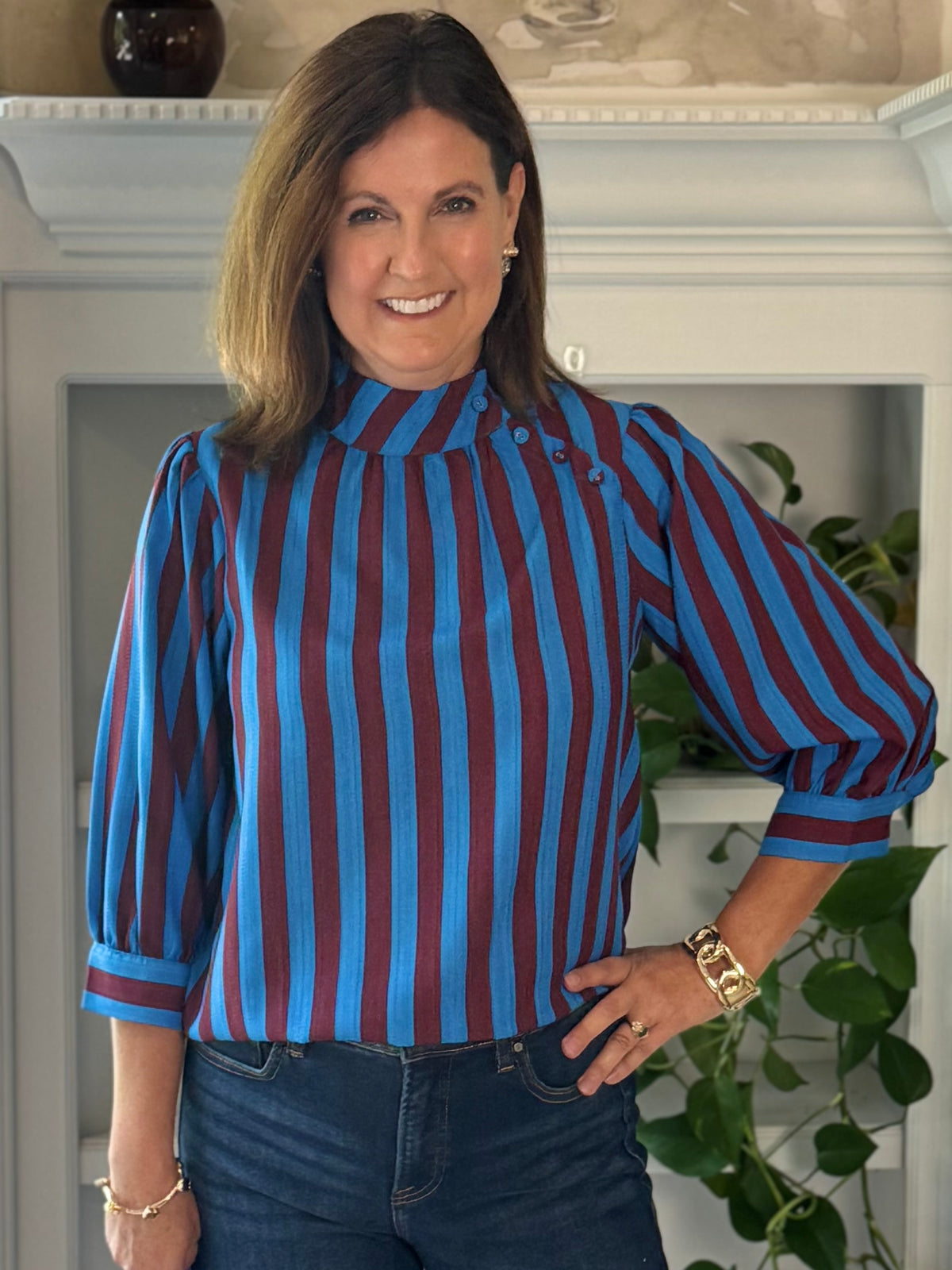 Stripe This Way Blouse