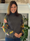 Pop of Floral Sweater