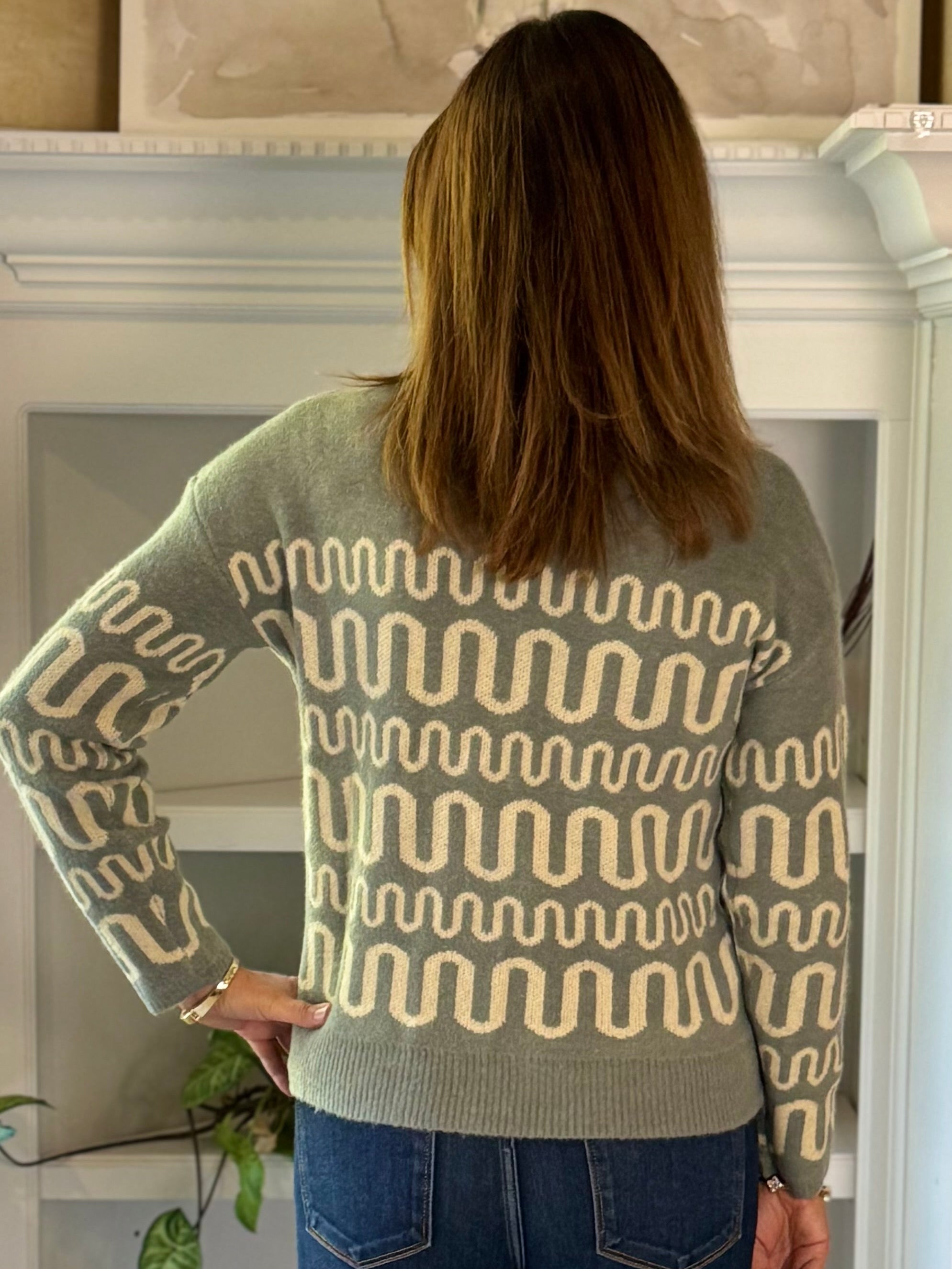 THML Tranquil Lines Sweater