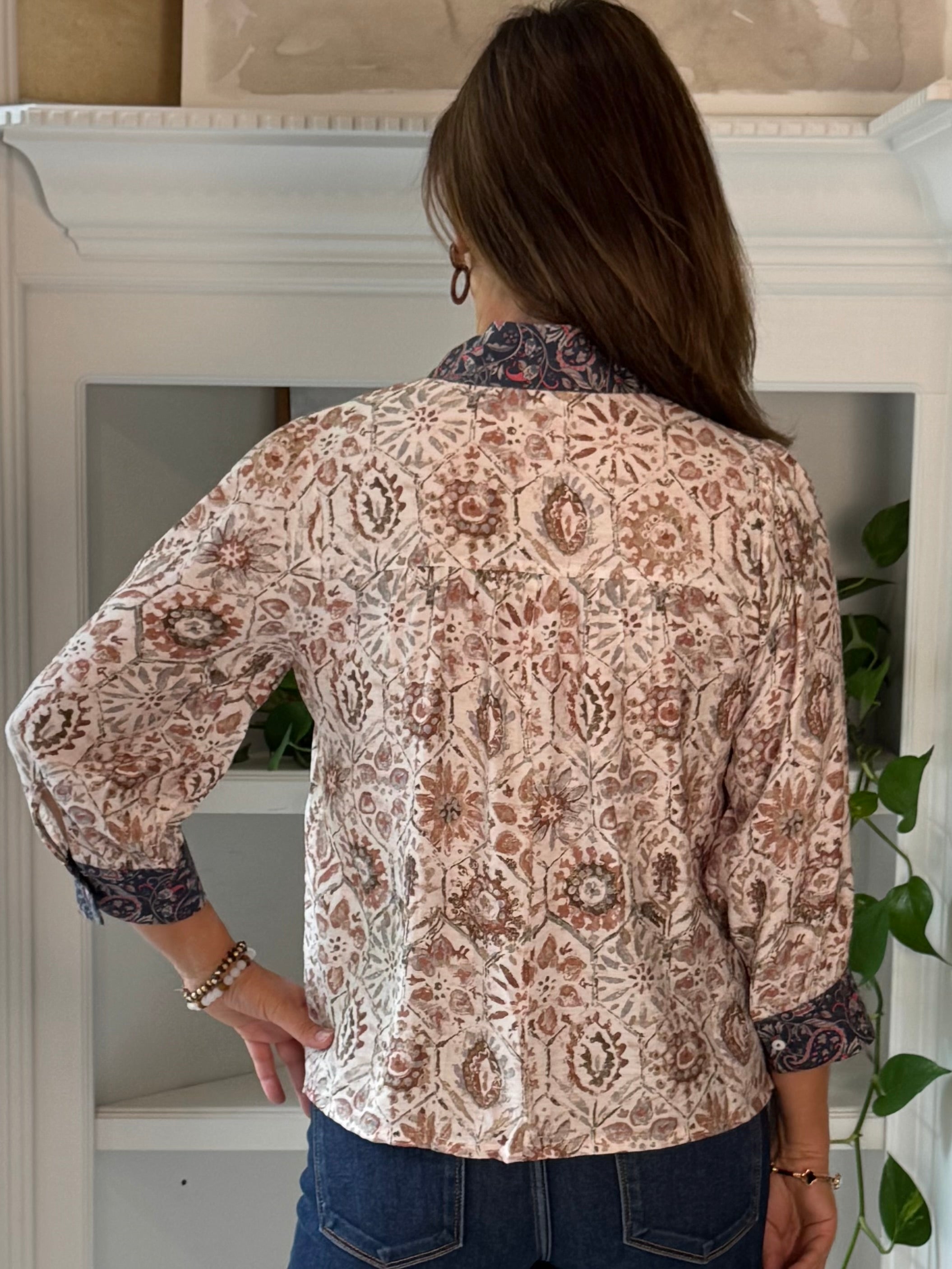 Treasured Impressions Print Top