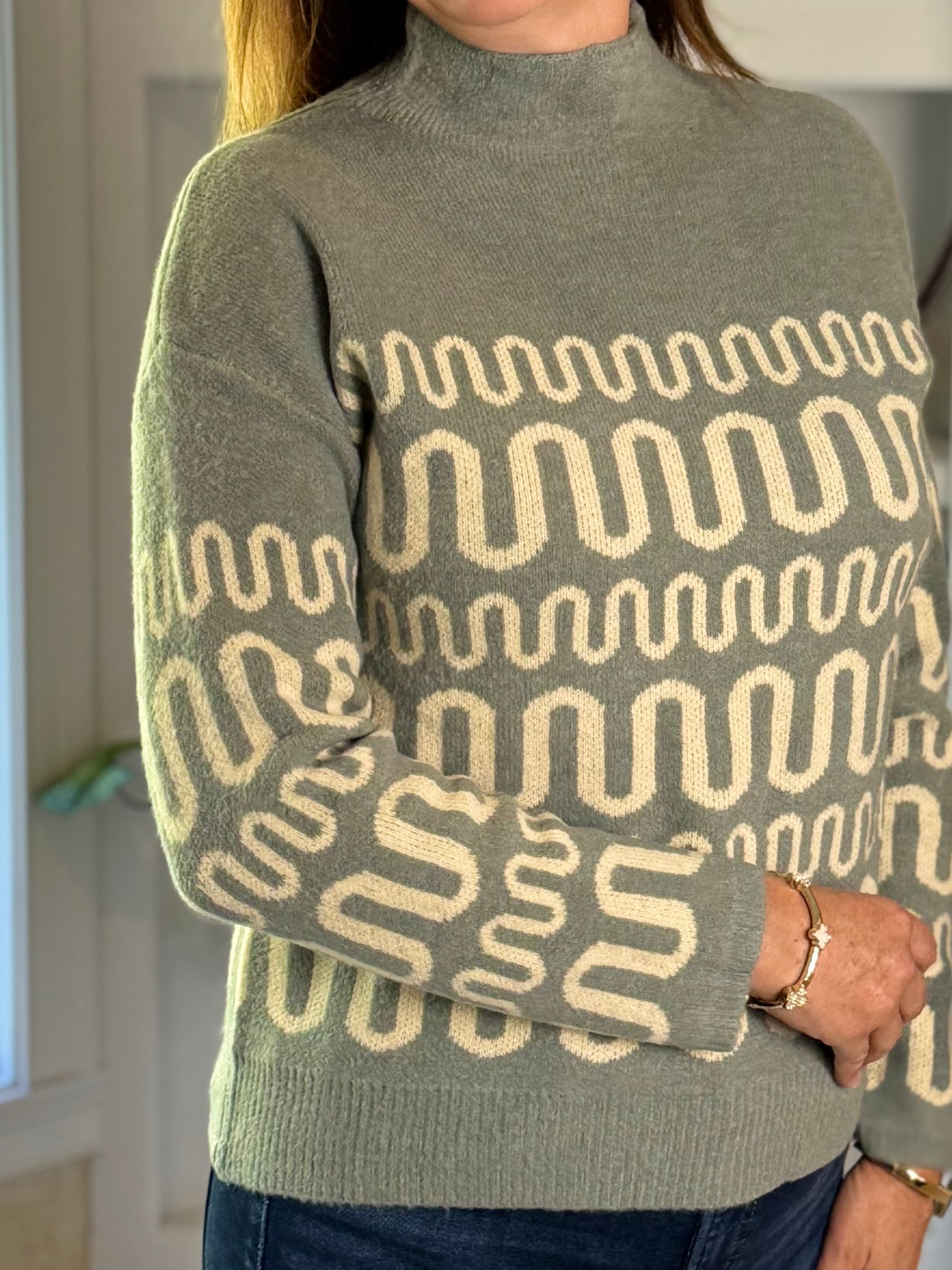 THML Tranquil Lines Sweater