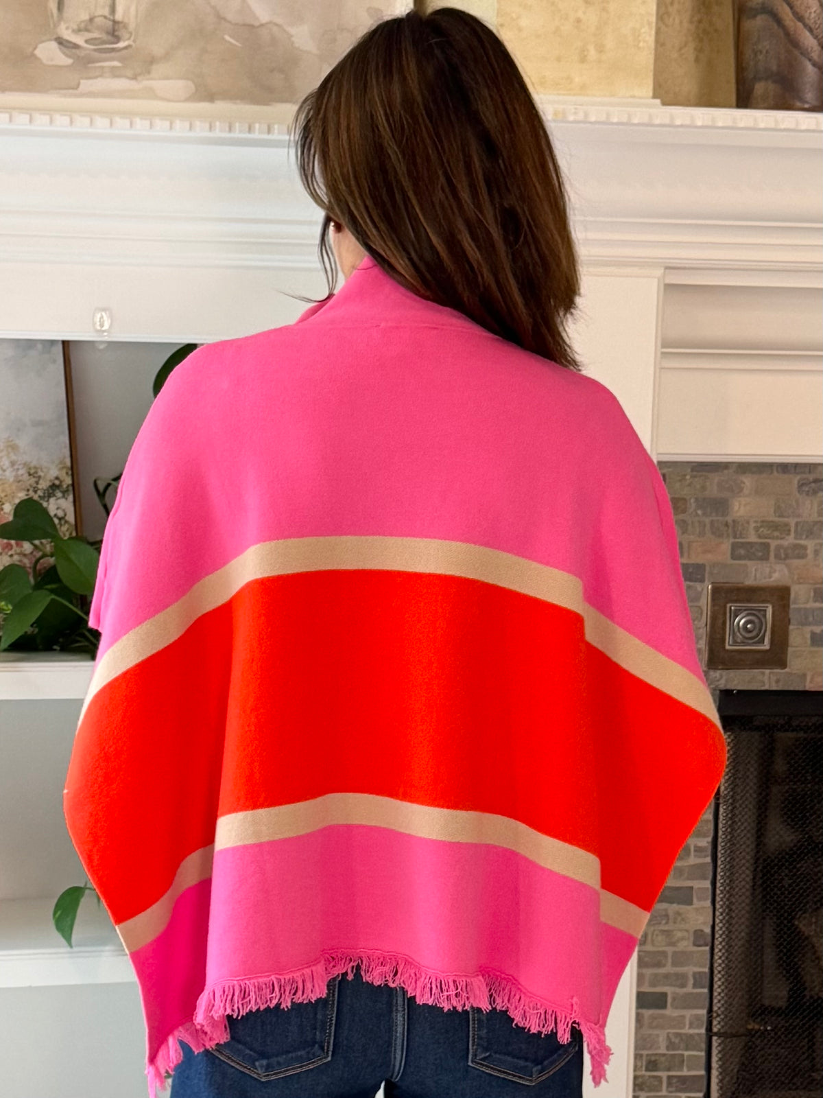 THML Happy Together Poncho - Pink