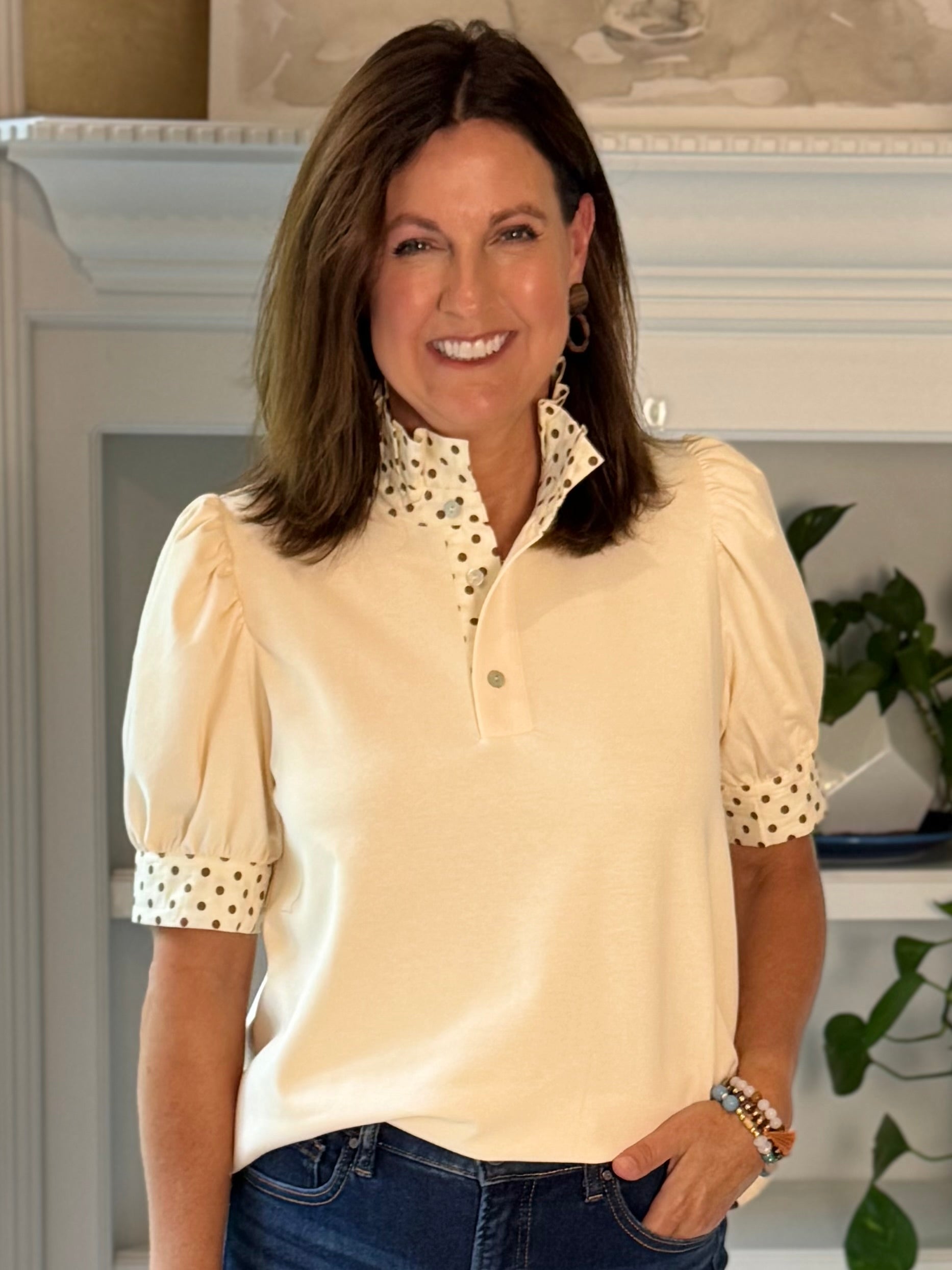 Pop of Polka Top