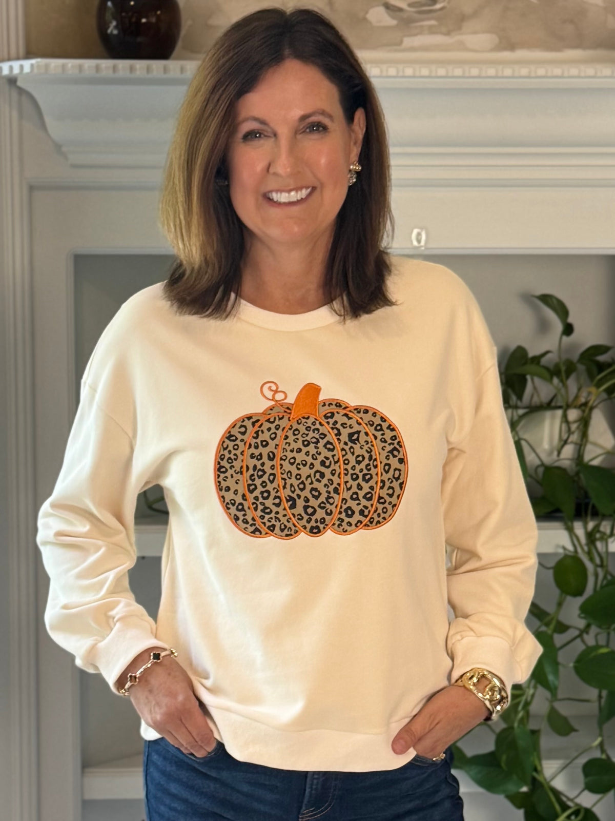 Patch Perfect Embroidered Sweatshirt