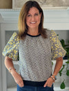 Morning Meadow Tweed Top