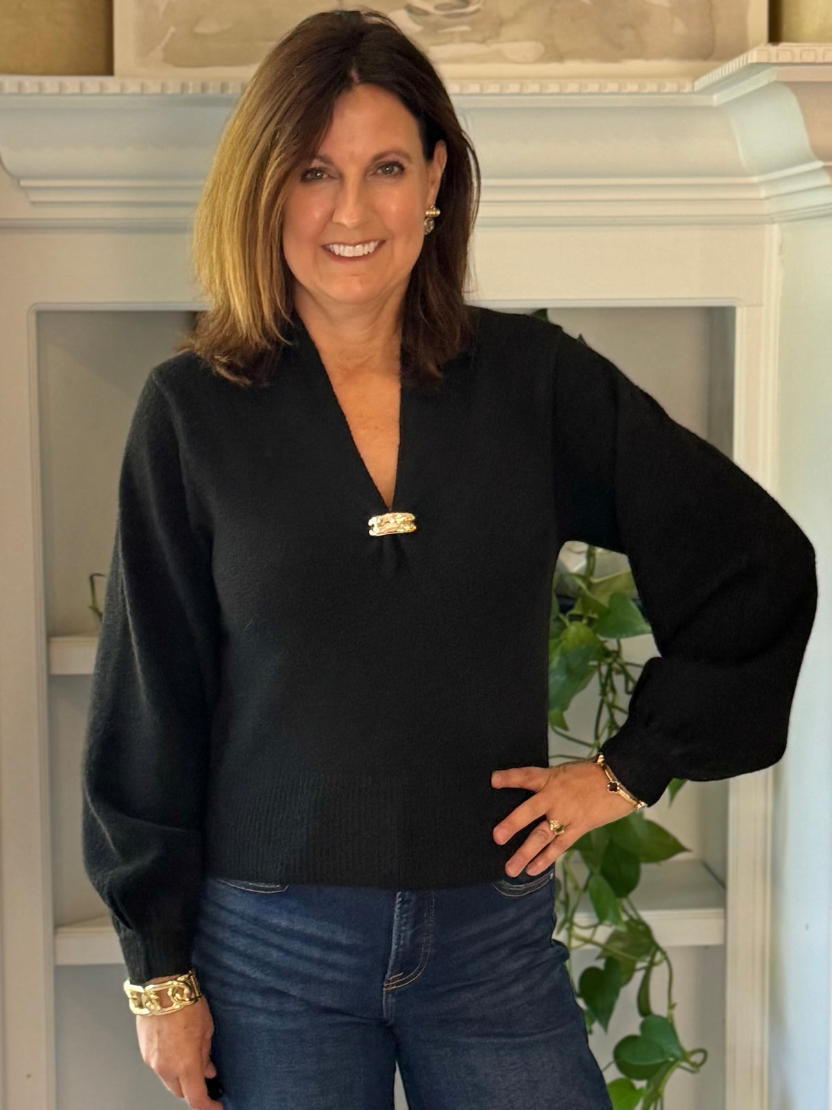 Simply Sophisticated Sweater – Black