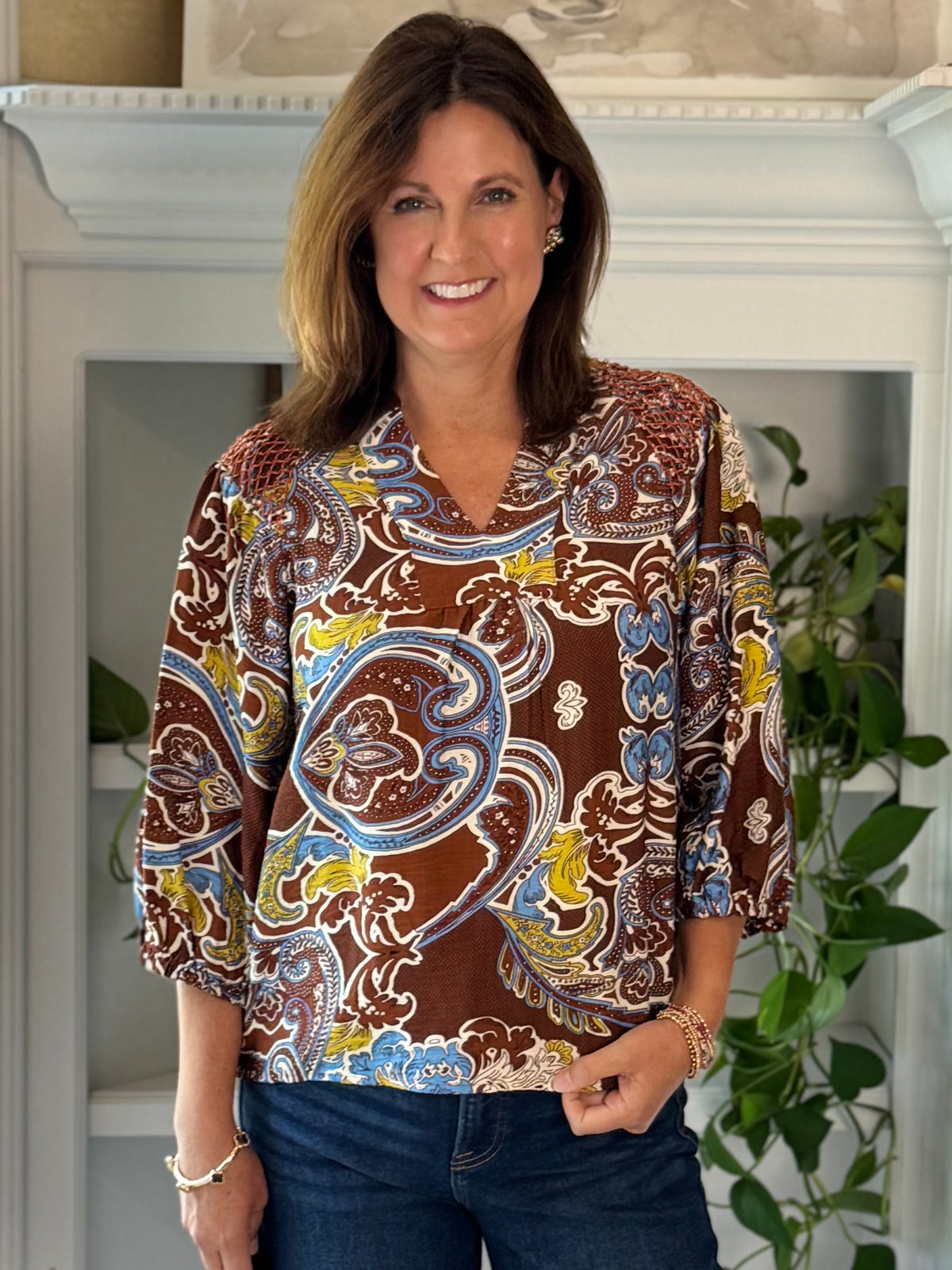 Paisley Please Print Top