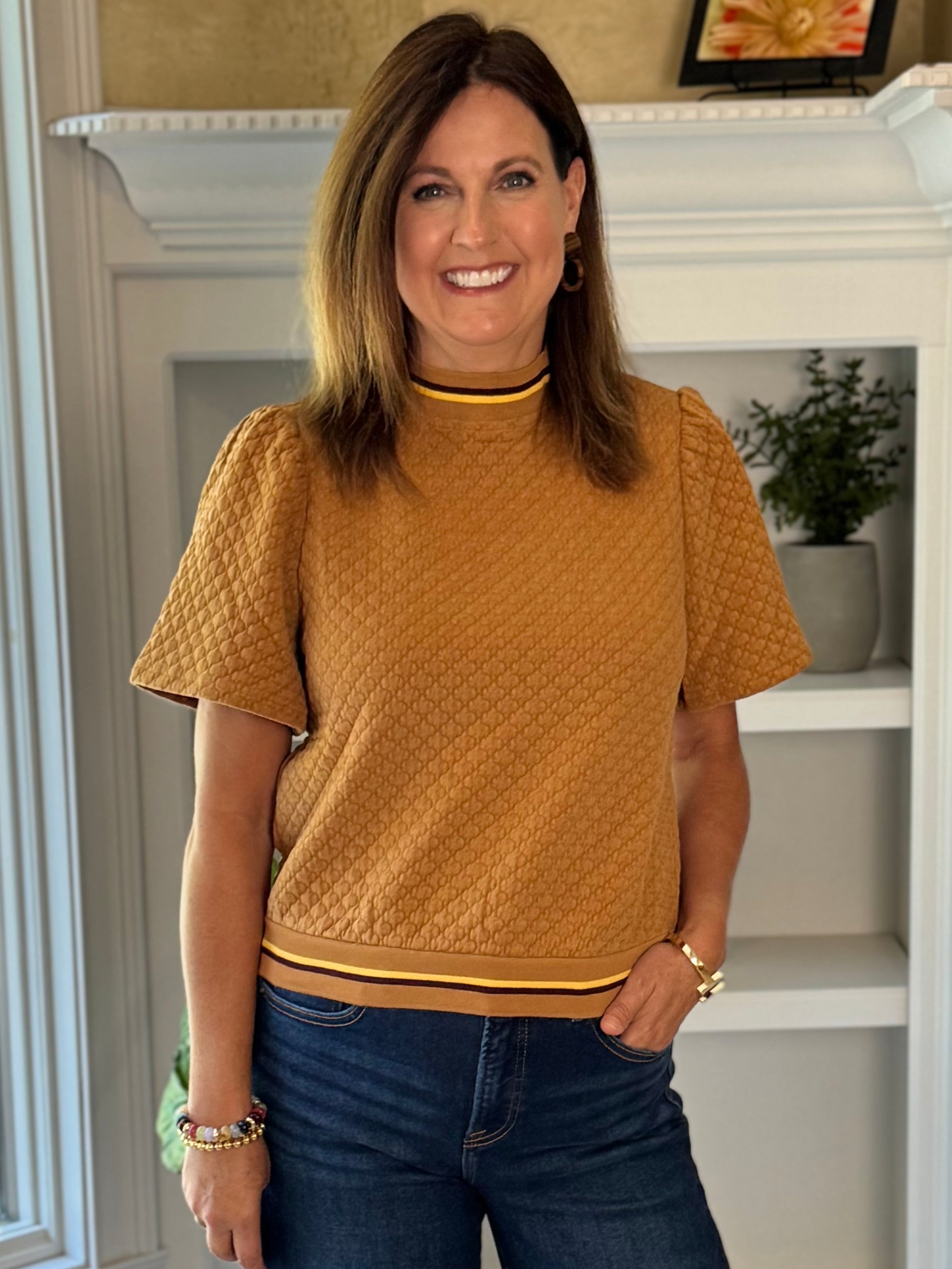 Honeycomb Charm Top