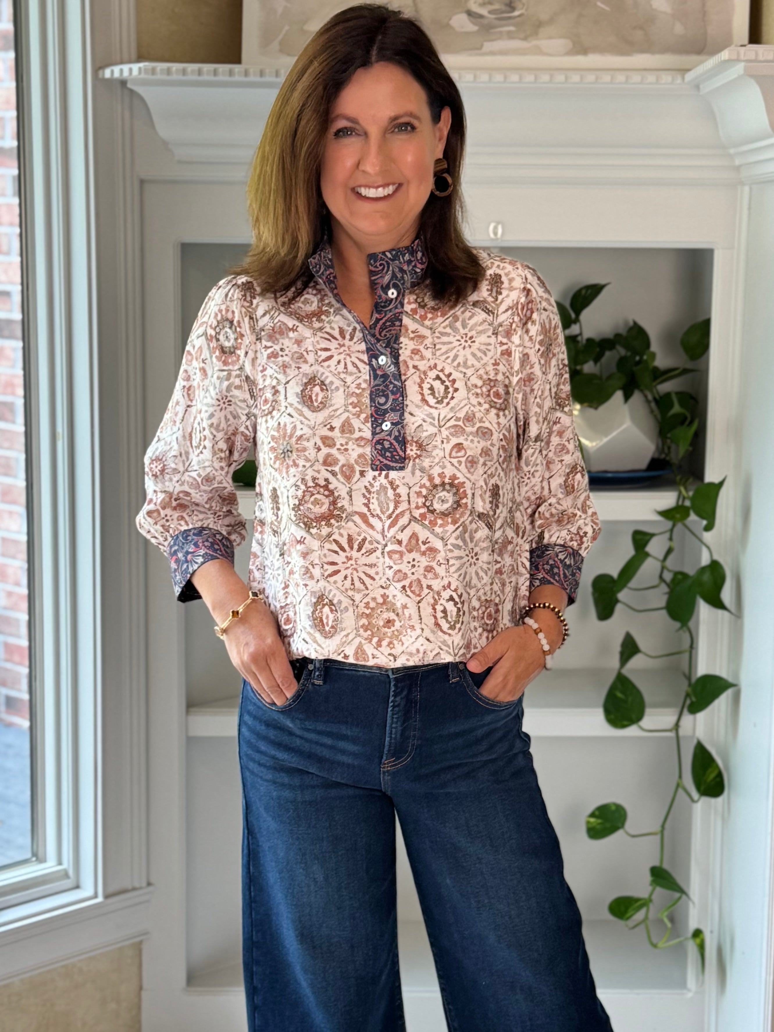 Treasured Impressions Print Top