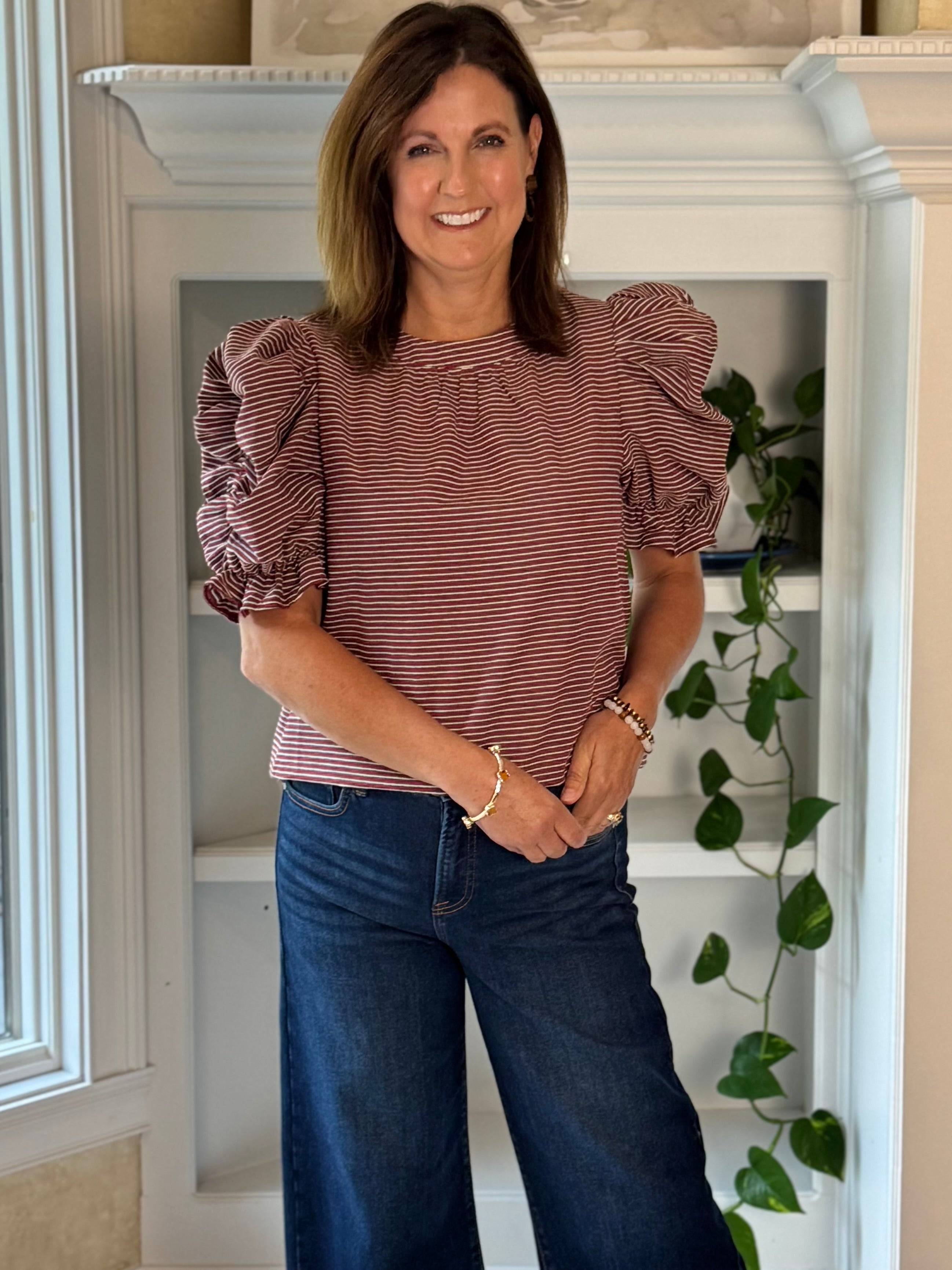 Stripe a Pose Top