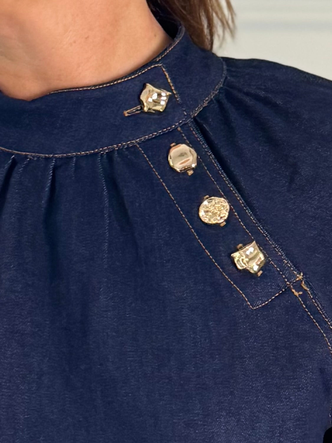 THML Signature Top - Luxe Denim