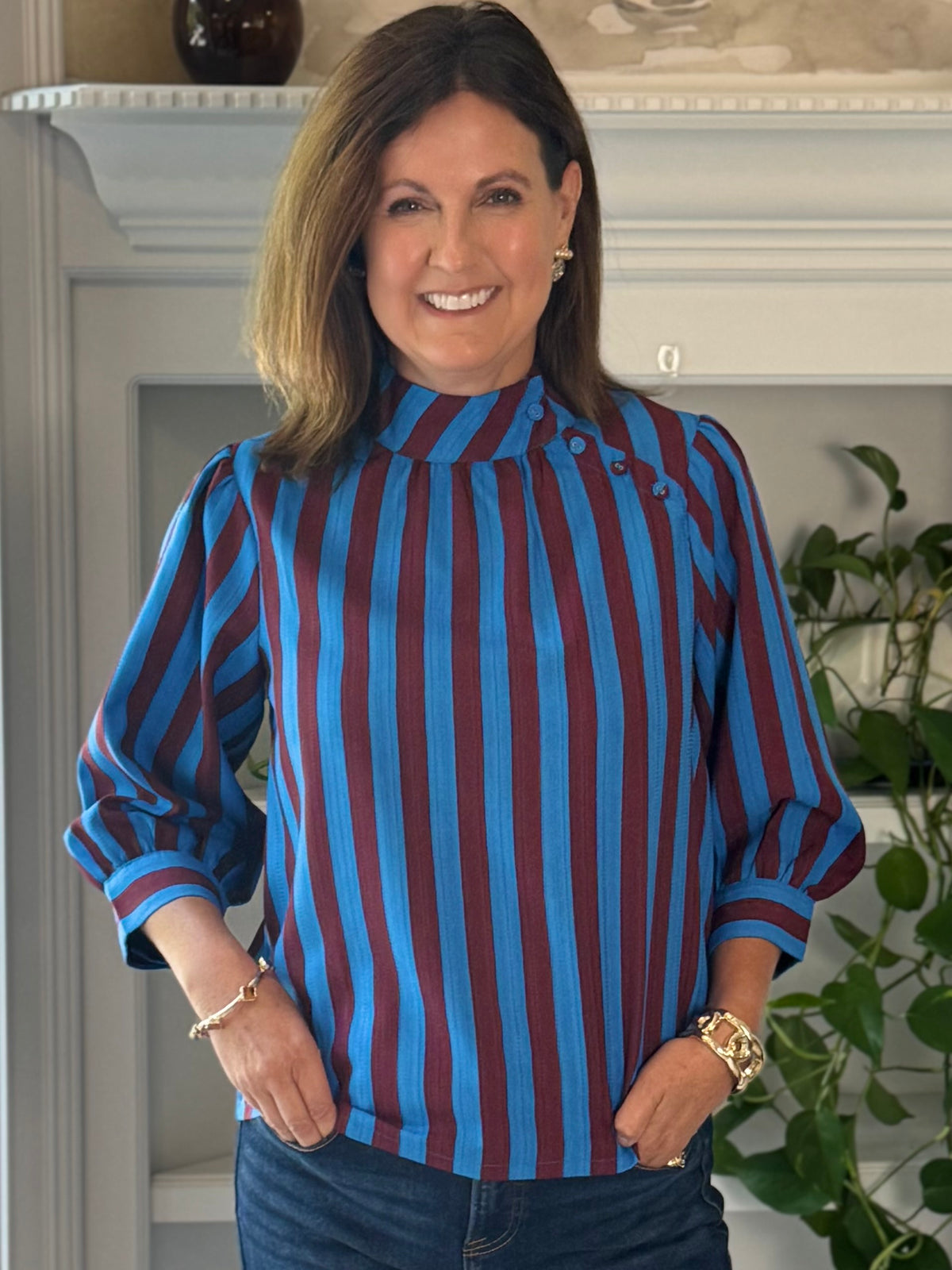 Stripe This Way Blouse