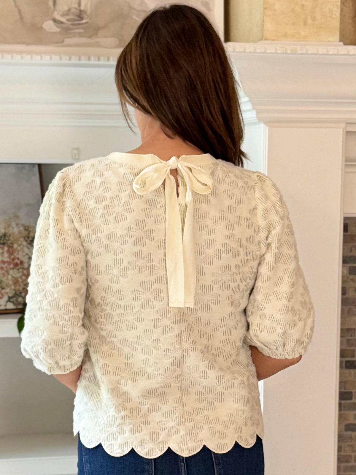 Pretty From Every Angle Textured Top