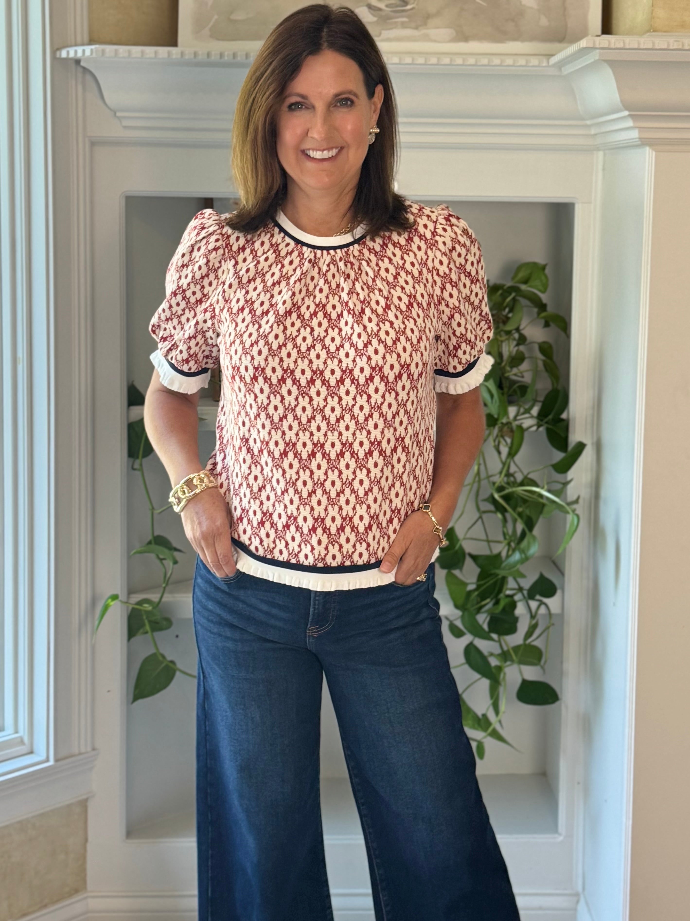 Fresh Perspective Contrast Top