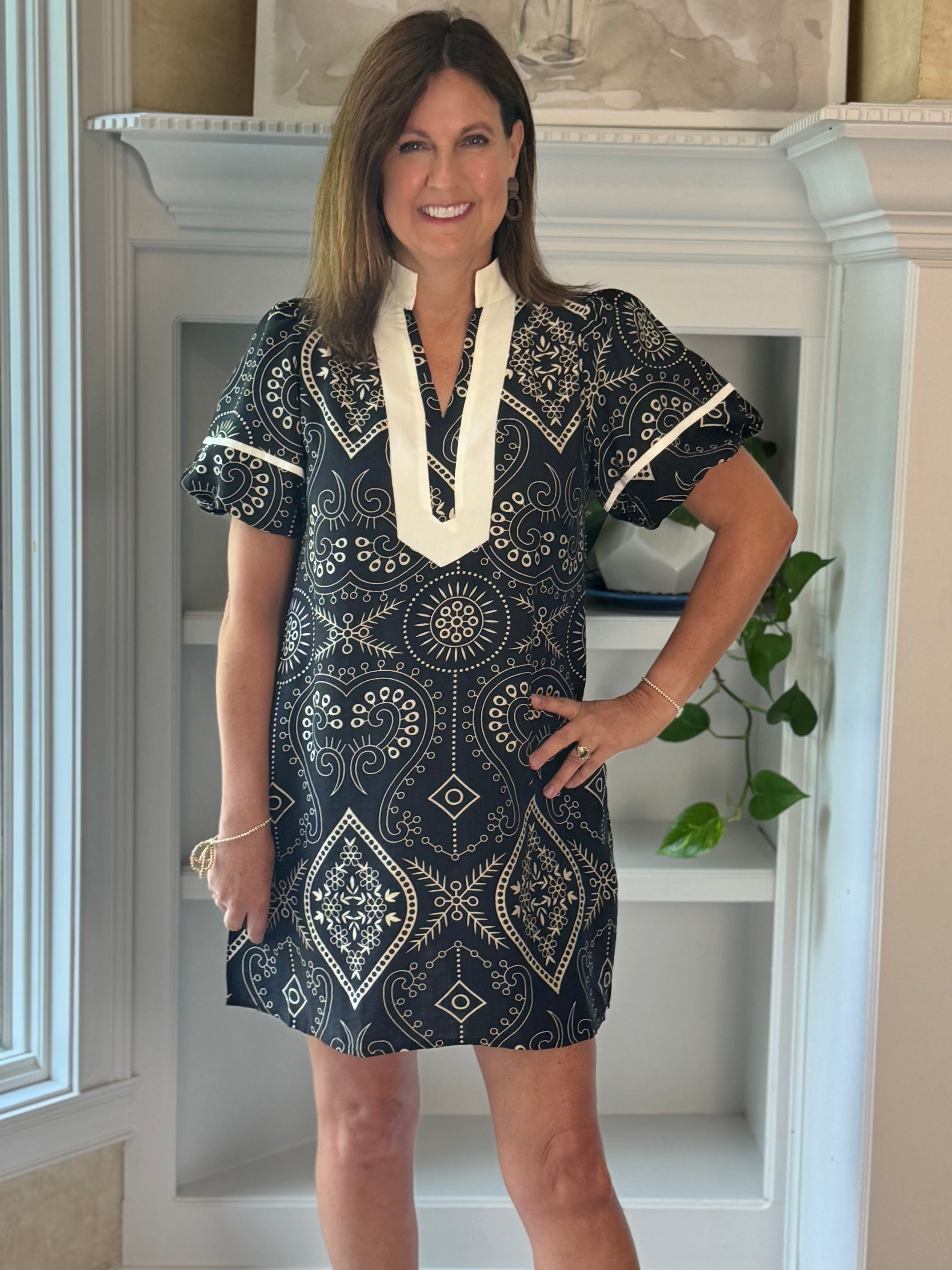 Midnight Mosaic Dress