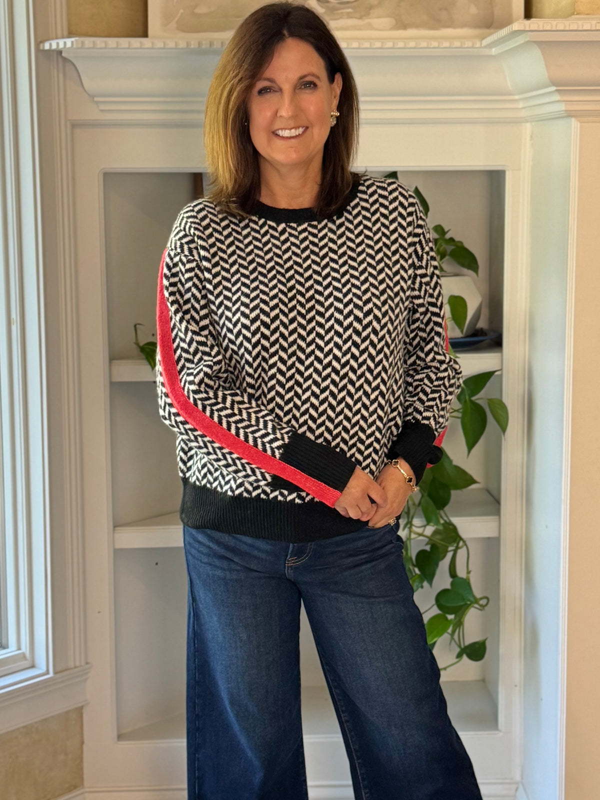 Classic Meets Bold Sweater