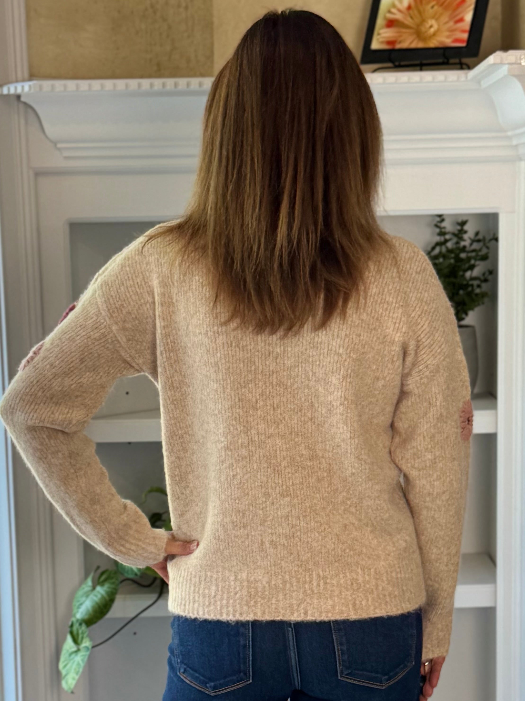 Tranquil Floral Sweater