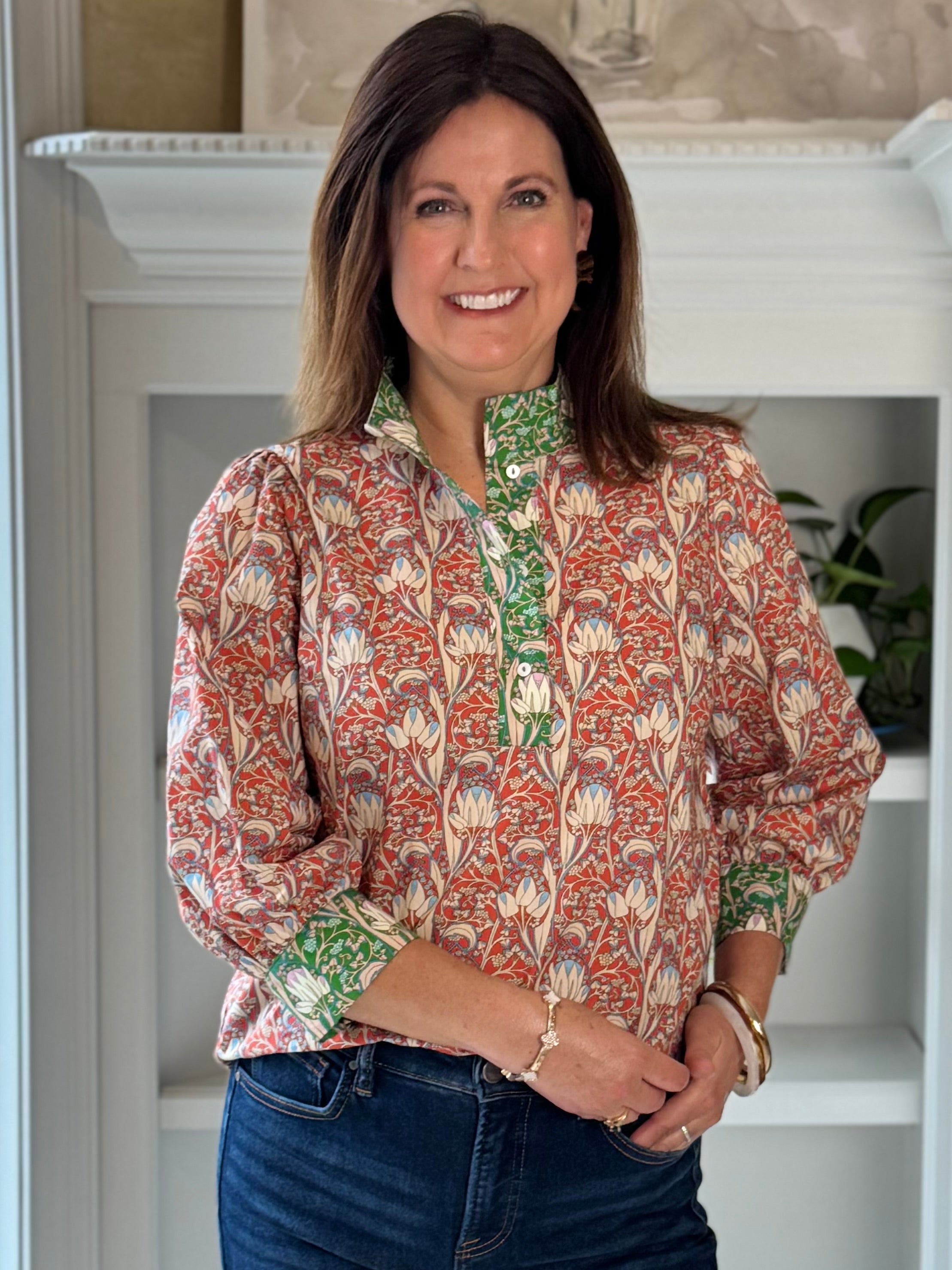 Timeless Floral Print Blouse
