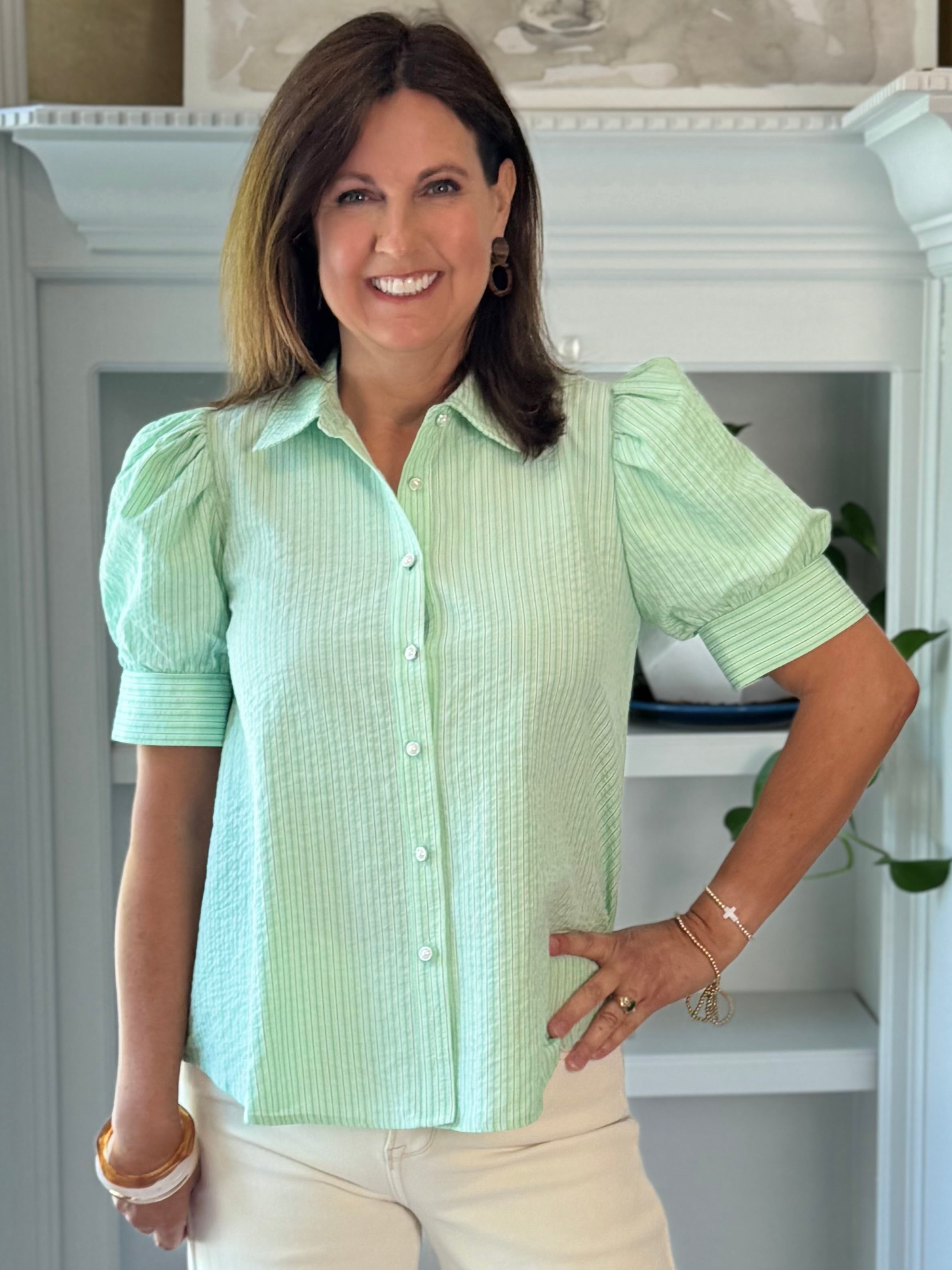 Subtle Elegance Striped Top